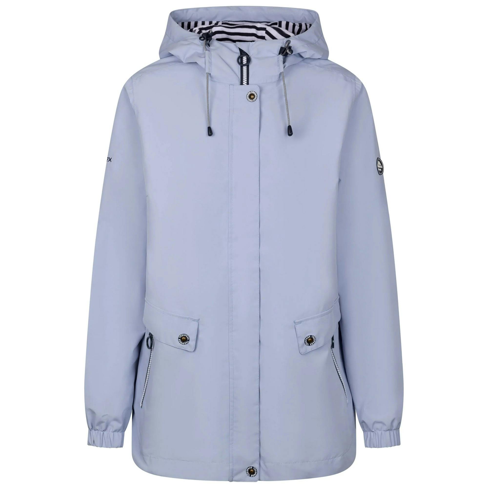 Trespass Women's Blue / Flourish Waterproof Jacket - Cool - Xxs - Cool - 100% Polyester