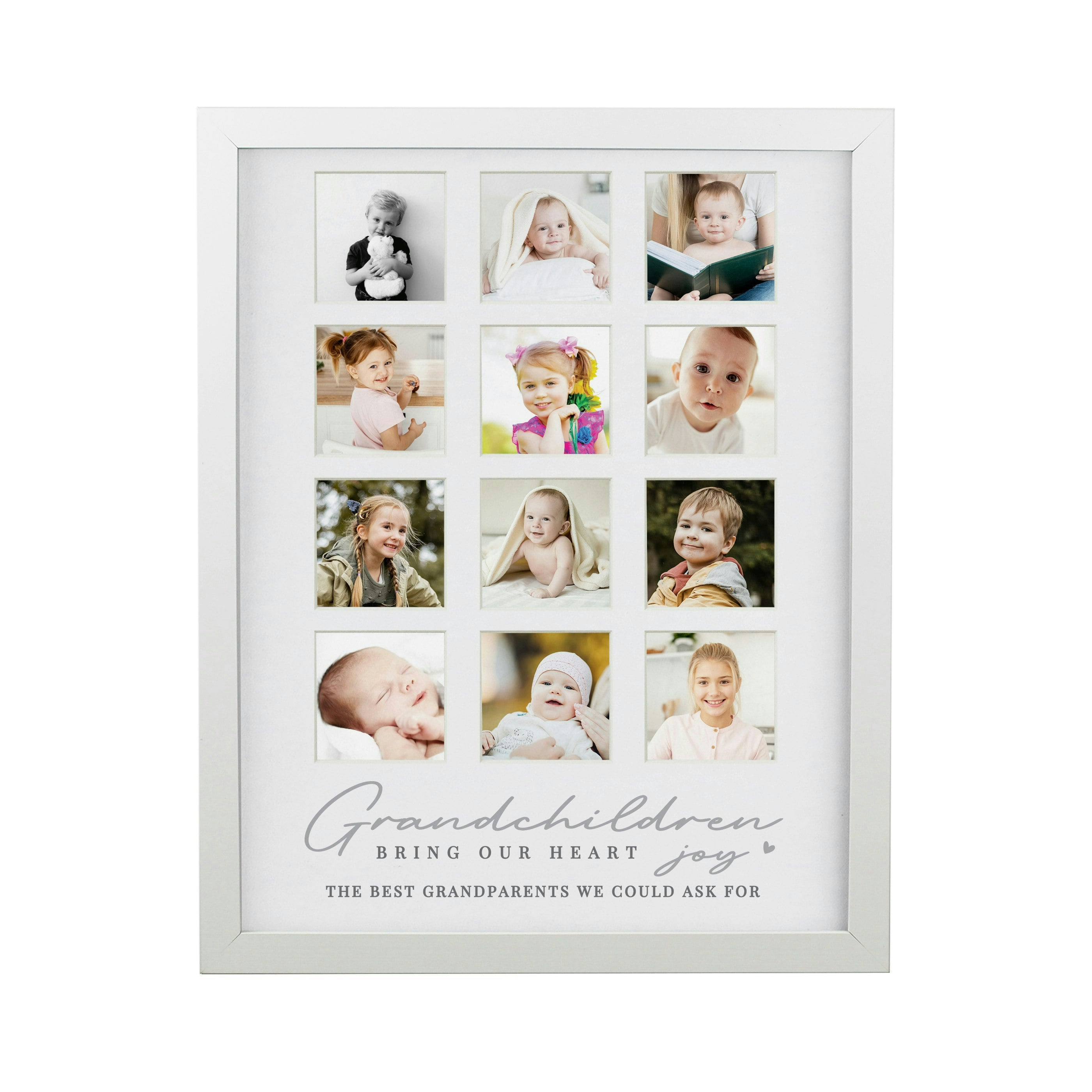 Personalised Memento Company White Personalised Grandchildren Multi Photo Frame