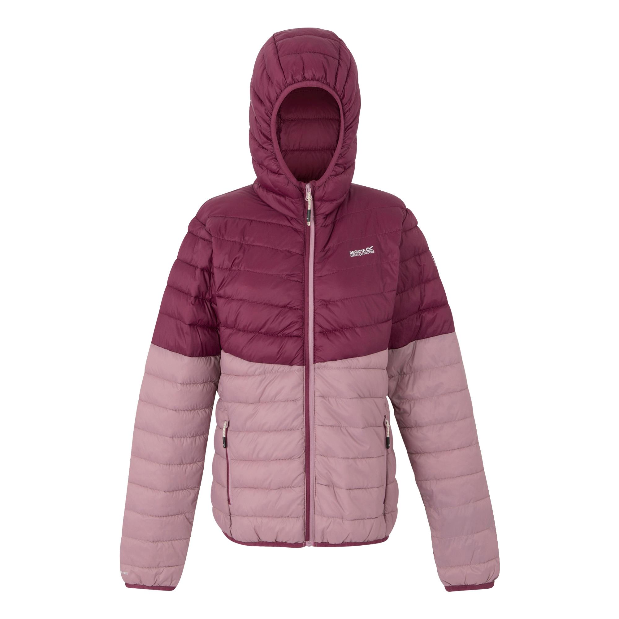 Regatta Women's Hillpack Iv Quilted Thin Lightweight Waterproof Jacket - Beaujolais/Lilas - Beaujolais/Lilas - 10 Uk - 100% Mixed