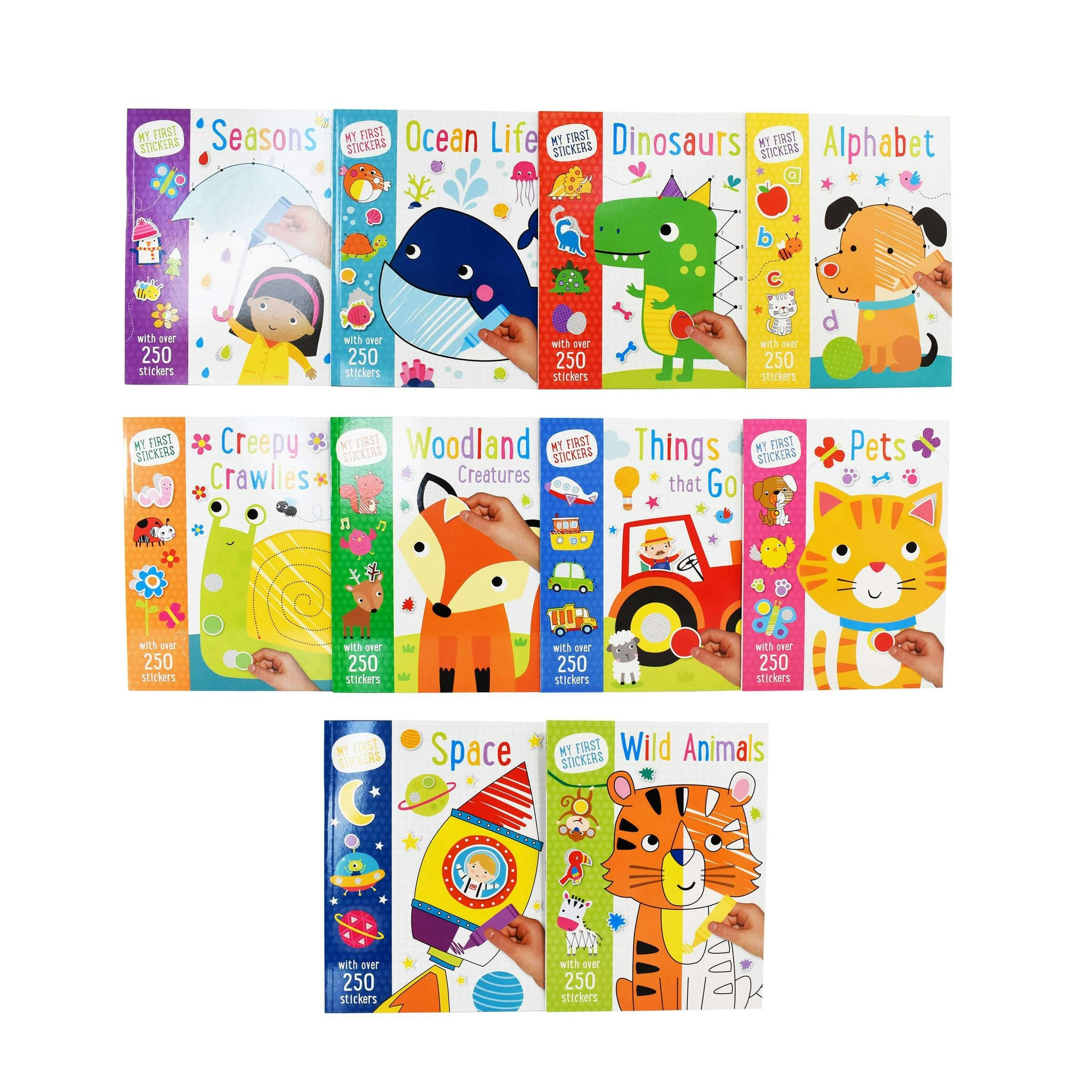 Make Believe Ideas My First Stickers 10 Activity Books Collection With Over 250 Stickers