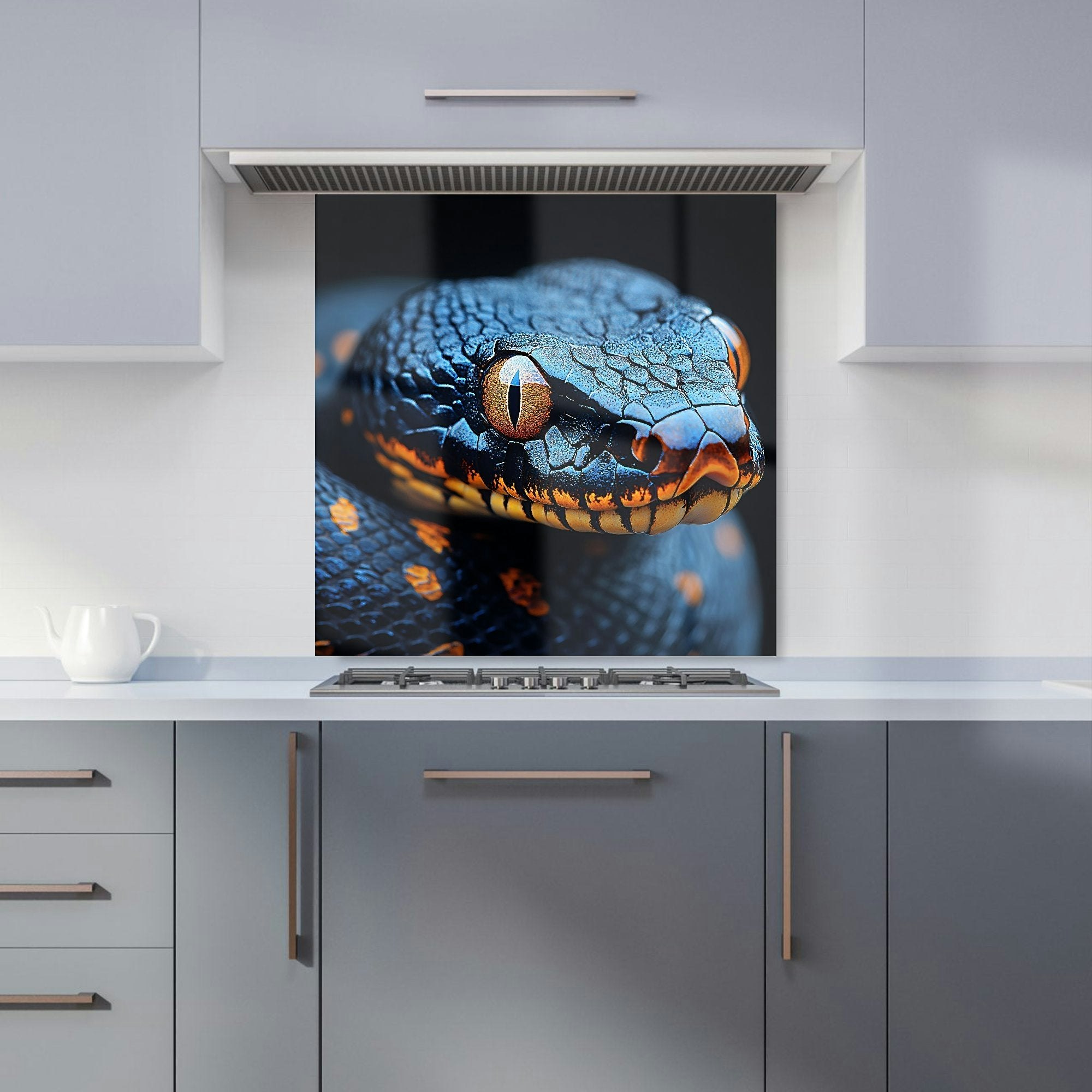 Warren Reed Snake Kitchen Splashback - W600mm X H600mm