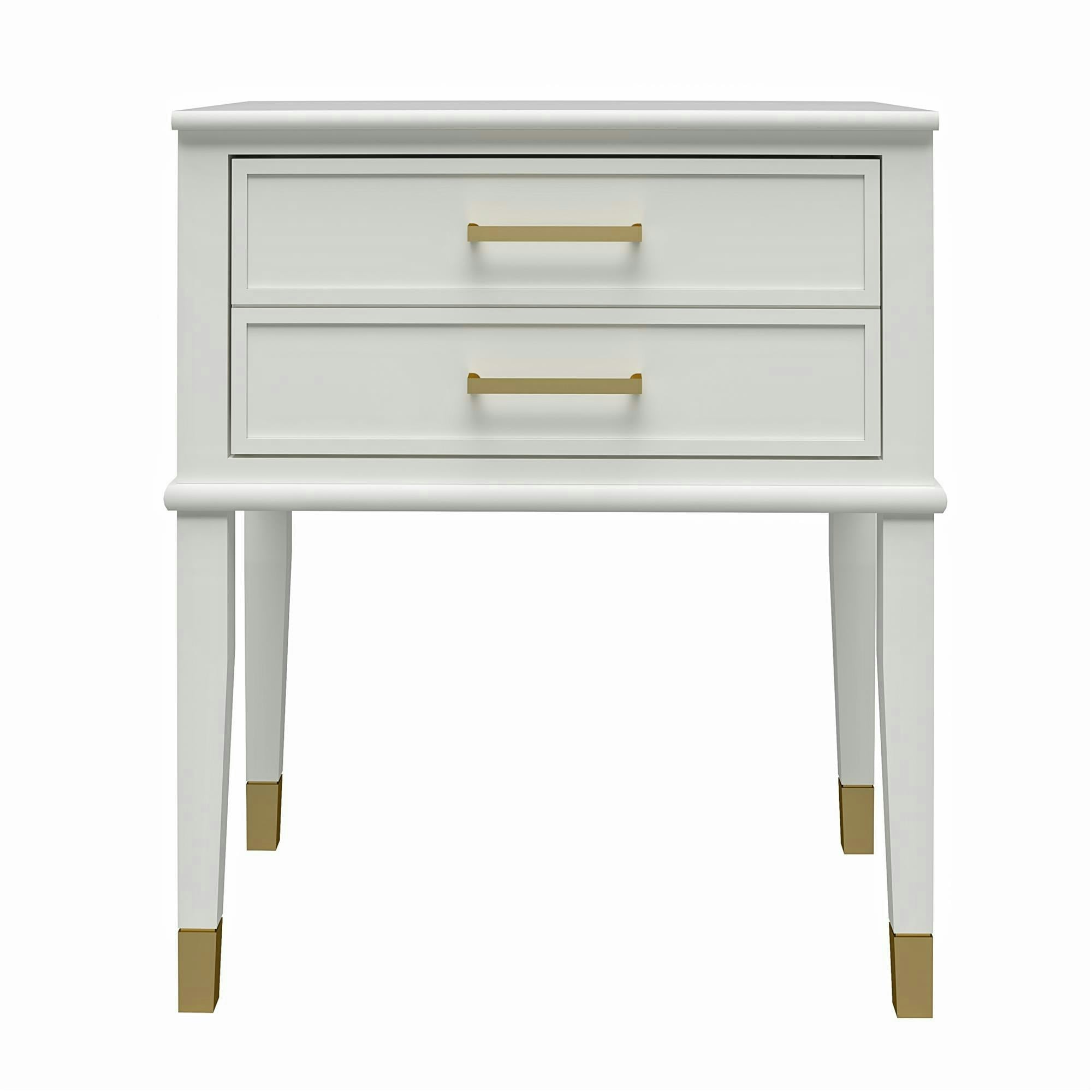 Rackhams White Westerleigh End Table With Drawer In
