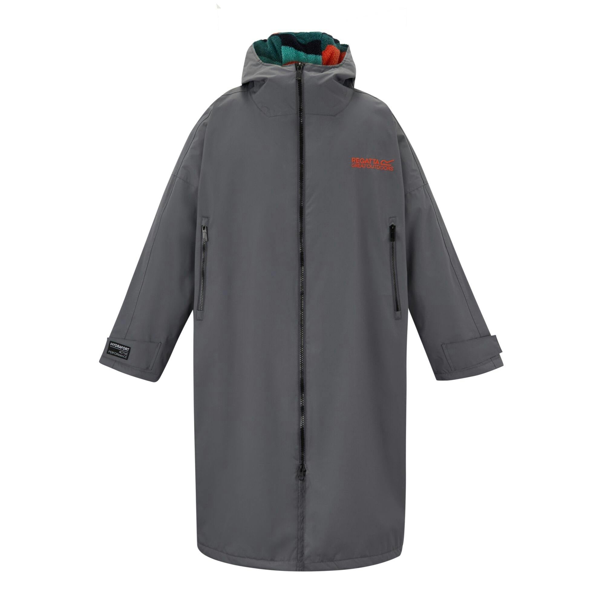 Regatta Unisex Dark Adult Mountain Changing Robe - Storm - L-Xl - Storm - 100% Mixed
