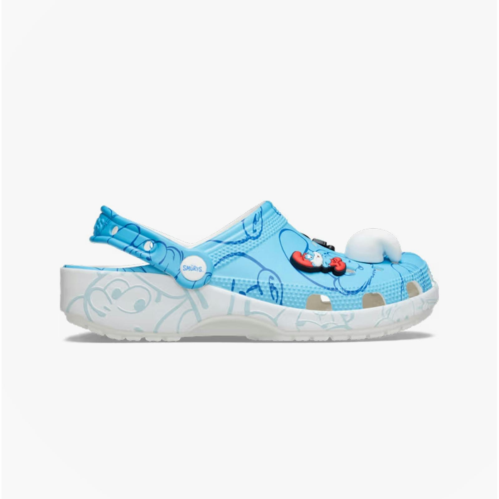 Crocs Unisex 210820-90H Smurfs Classic Clogs Multi - Uk 11 - Multicoloured