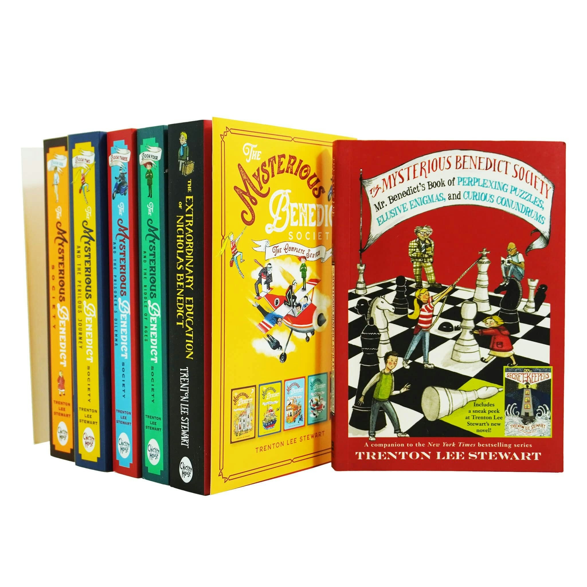 Books4people The Mysterious Benedict Society Complete Series The Perilous Journey, The Prisoner's Dilemma & More