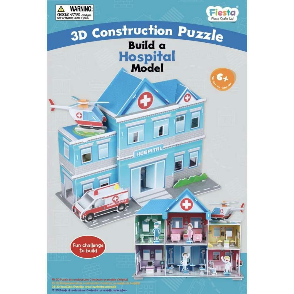 Fiesta Crafts 3D Construction Craft -Hospital