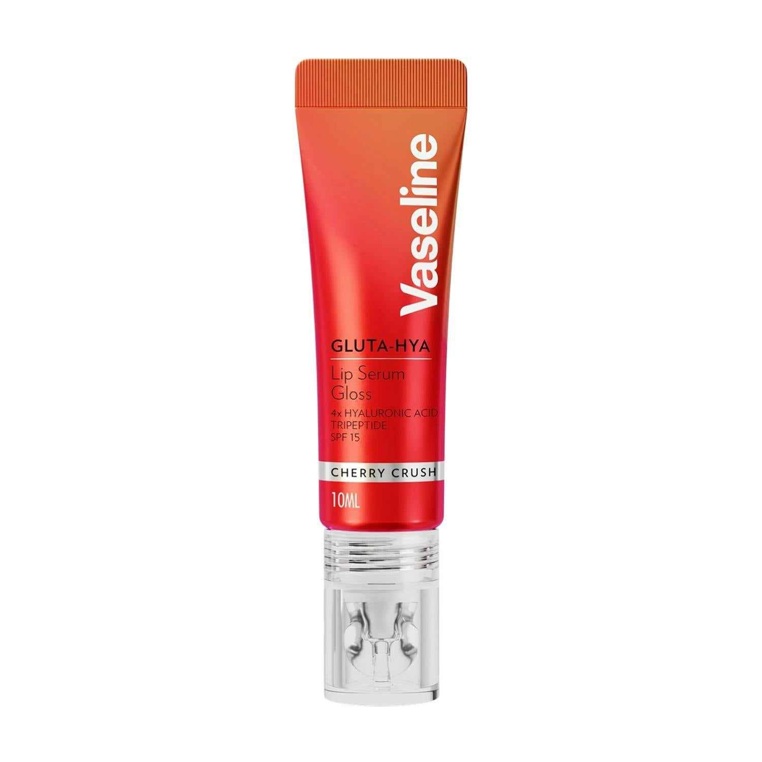 Vaseline Peach/Pink Gluta-Hya Lip Serum Gloss Juicy Plum, & Cherry 10Ml - 1 Pack - Cherry Crush - Image 6