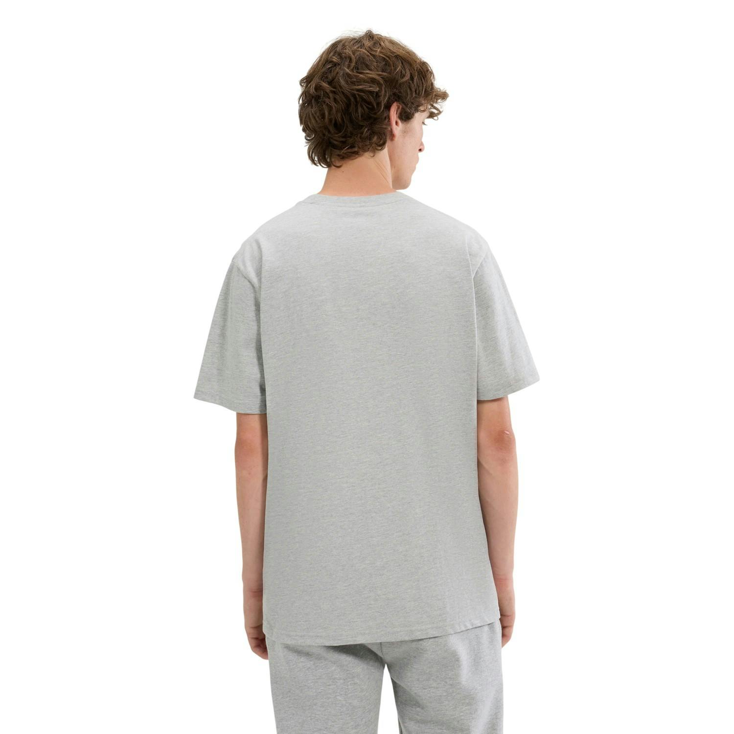 Ellesse Unisex Light/Grey Adult Ollio T-Shirt - Marl - S - Marl - 100% Mixed