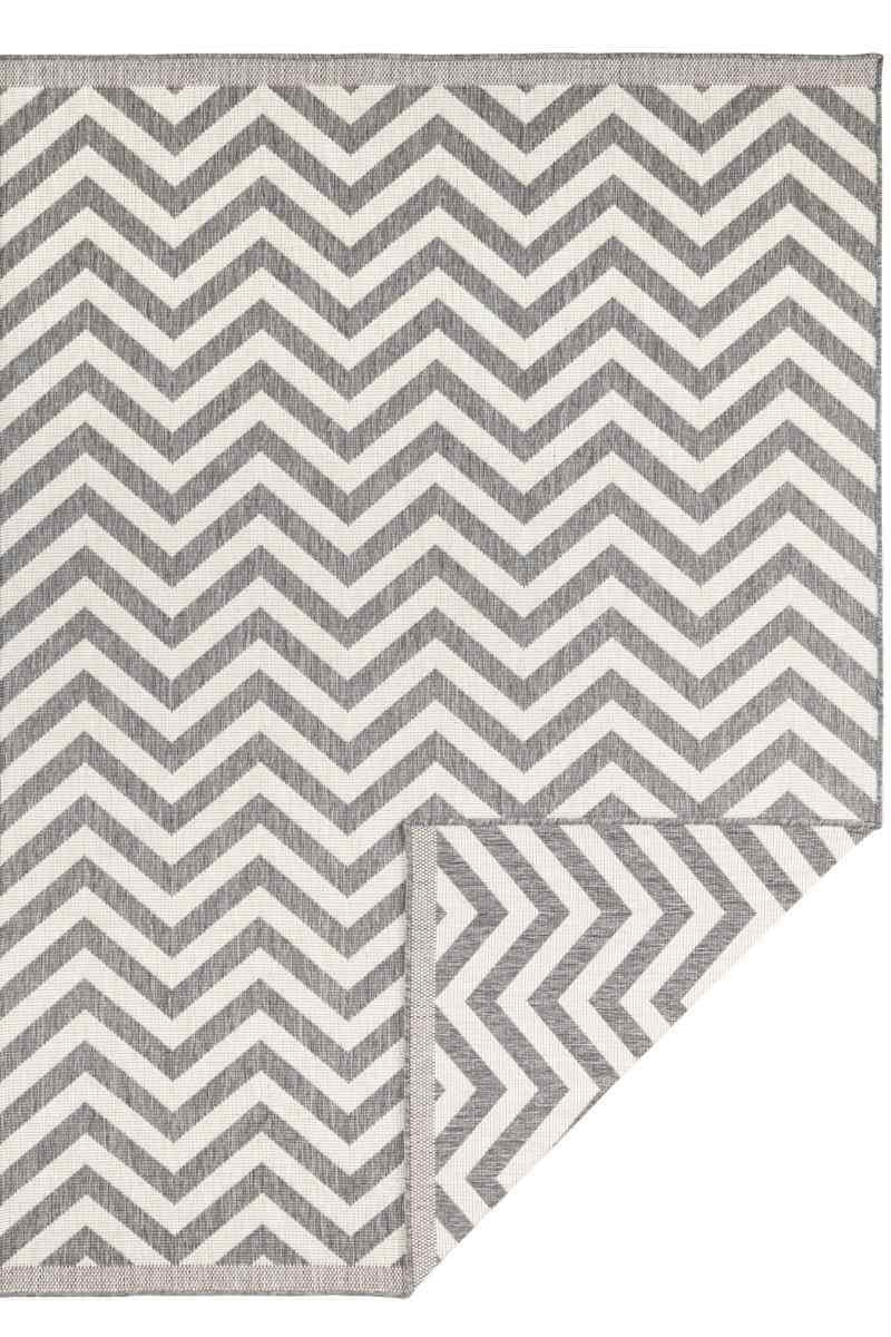 Rackhams Grey Palma Reversible Indoor-Outdoor Rug - 200X290 Cm