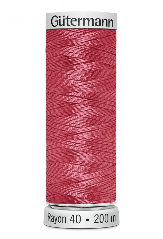 Gutermann No 40 Sulky Rayon Embroidery Thread 200M Rayon Thread Suitable For Embroidery - 1154 - 200 Metres