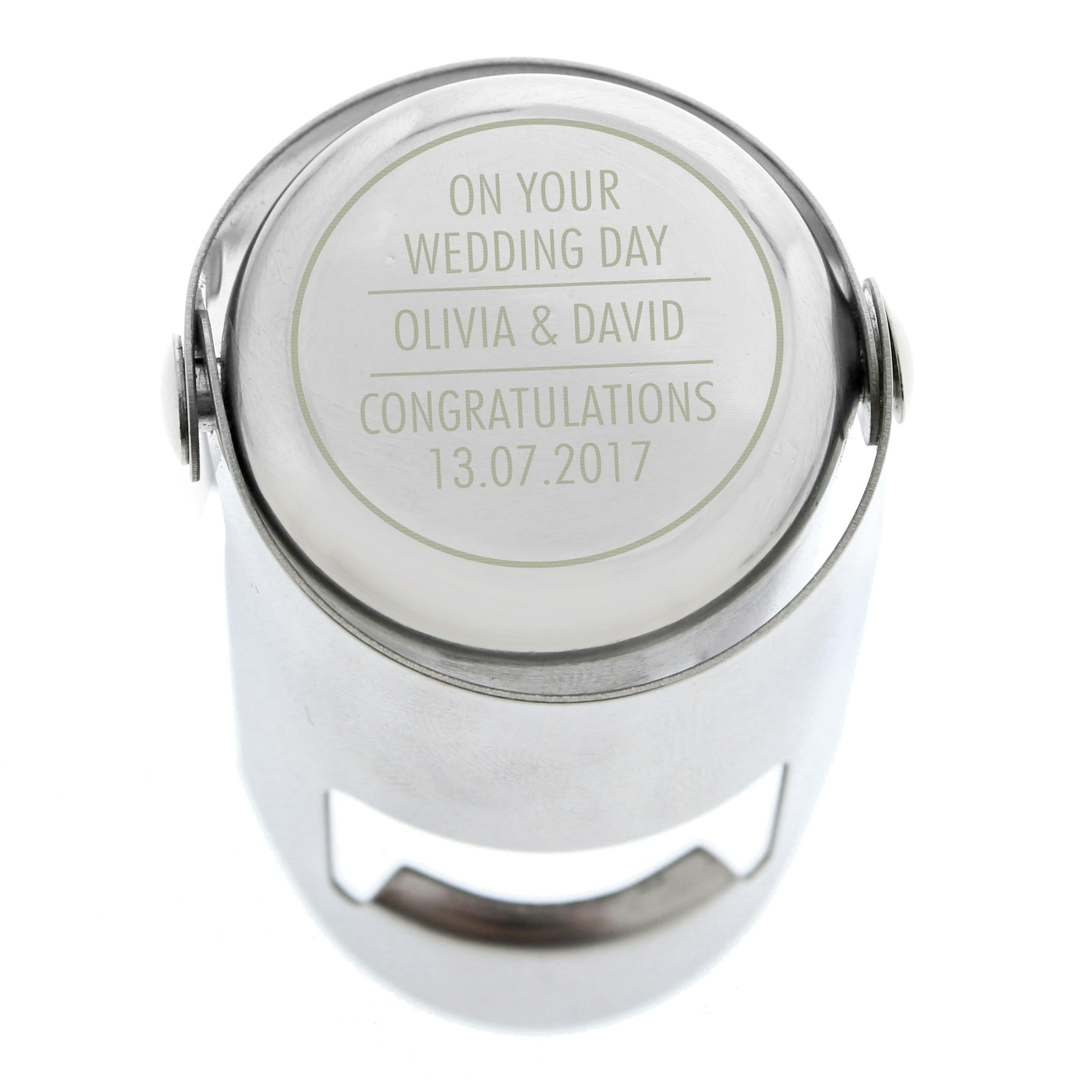 Rackhams Personalised Classic Bottle Stopper
