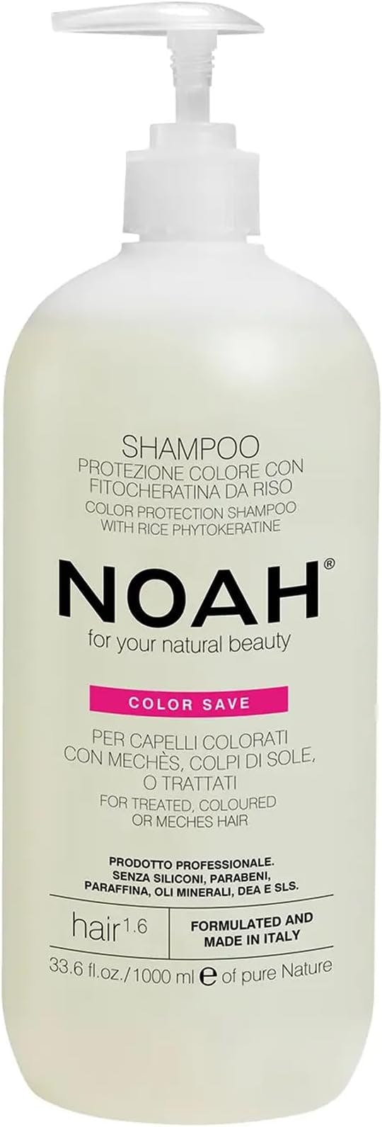 Noah Light 1.6 Colour Protection Shampoo With Rice Phytokeratine 1000Ml