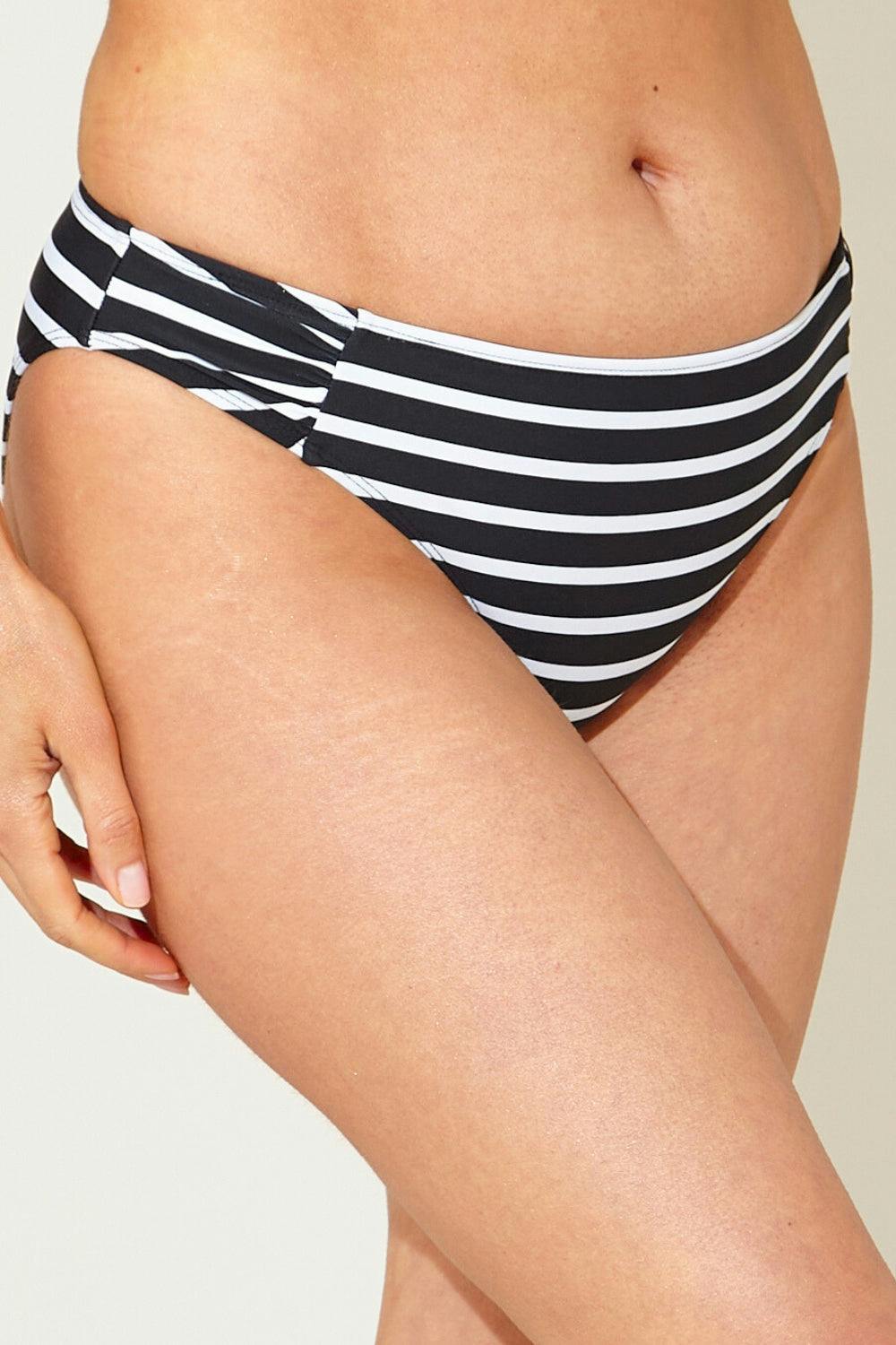 Beachcomber Stripe High Leg Bikini Briefs - 16