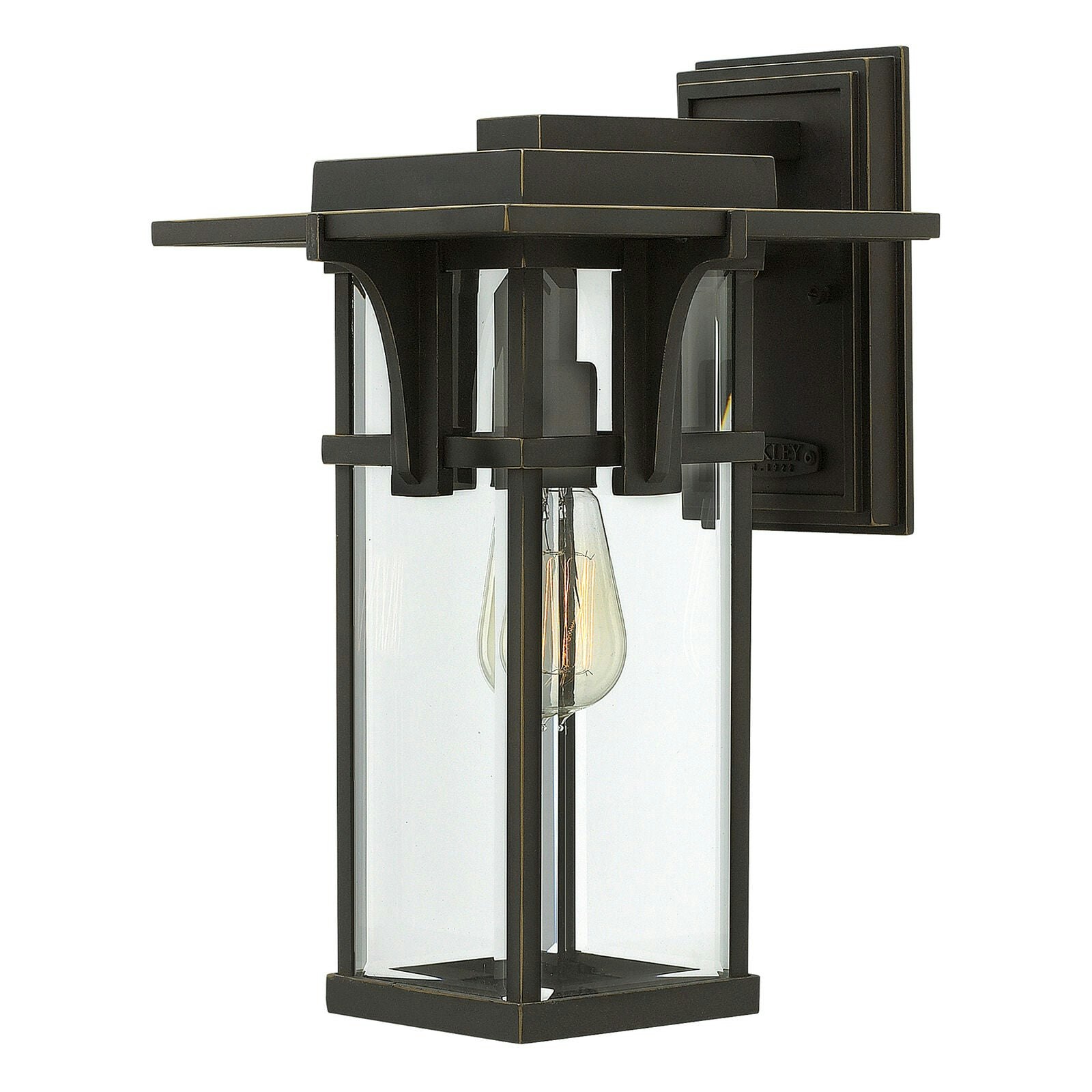 Rackhams Light/Bronze Outdoor Ip44 Wall Oil Rubbed Led E27 100W D01363