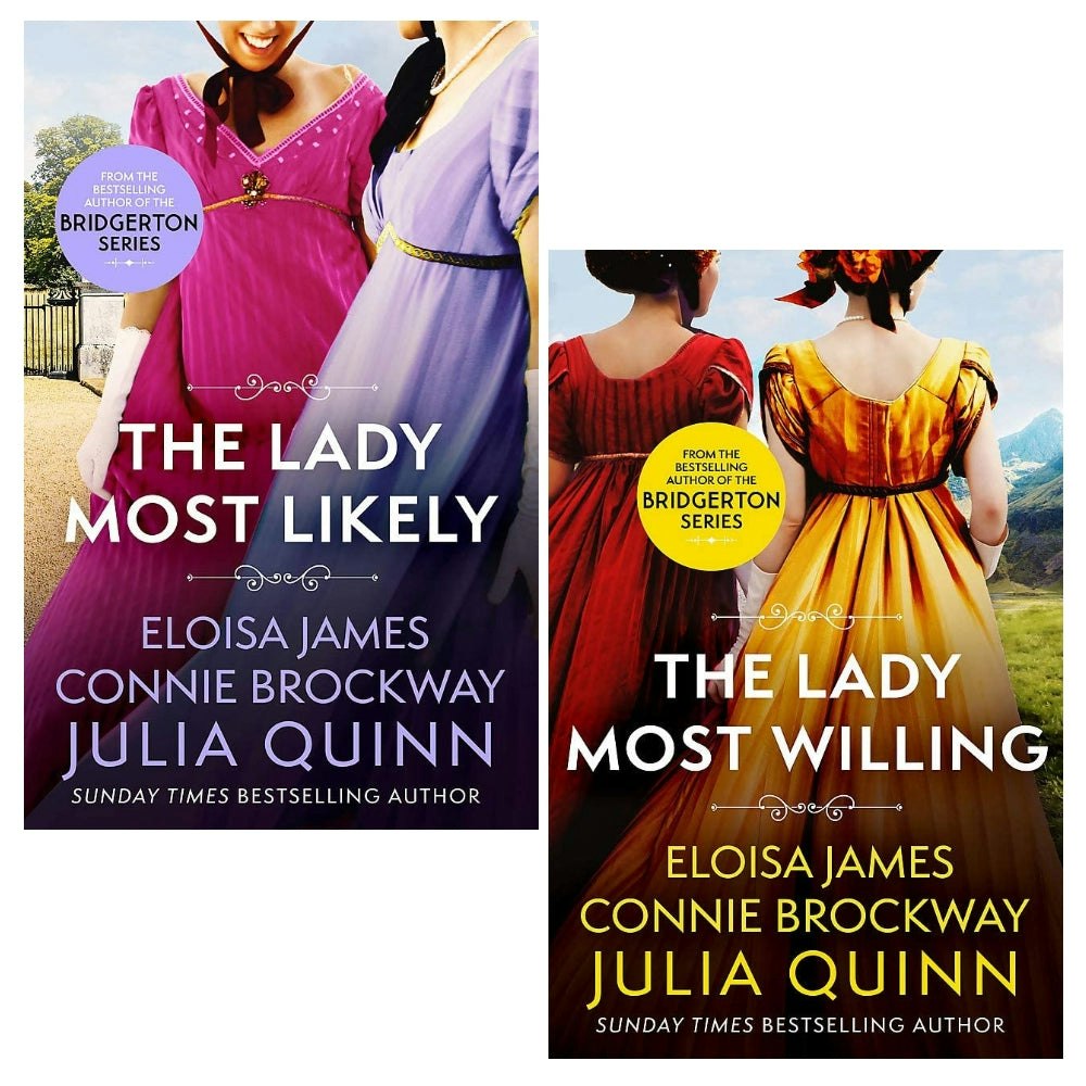 Piatkus Women's Julia Quinn The Most Series 2 Book Set (The Lady Most Likely, The Lady Most Willing)