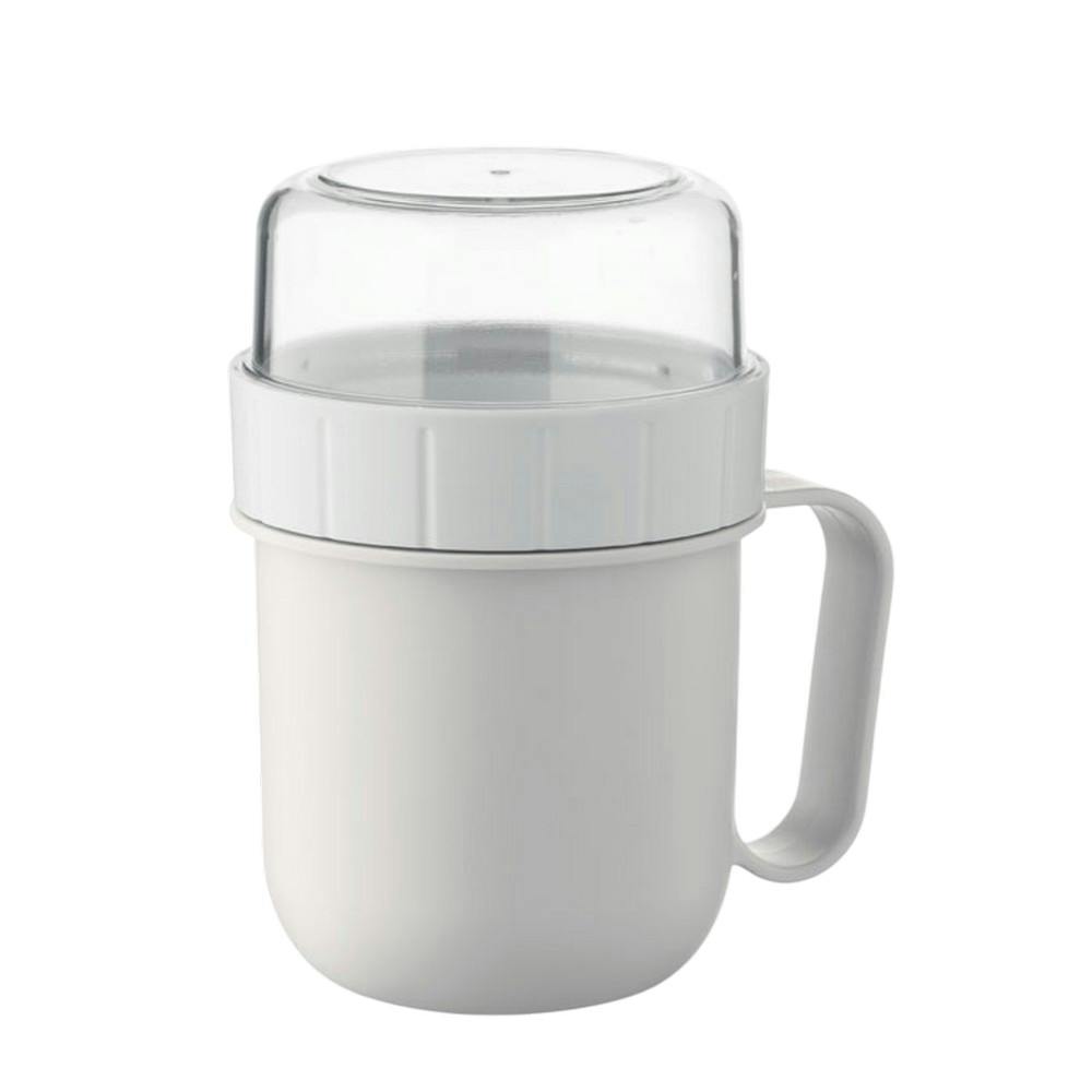 Rackhams White Cup On Go Polypropylene 450Ml Cup - One Size - 100% Mixed