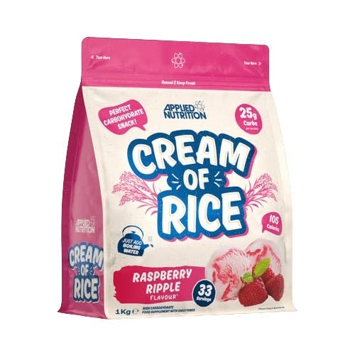 Applied Nutrition Cream of Rice - High Carbohydrate Cream of Rice Supplement, Source of Energy for Breakfast & Snacks, Easy to Digest, Low Sugar, Low Fat, Vegan, 1kg (Raspberry Ripple) - Image 6