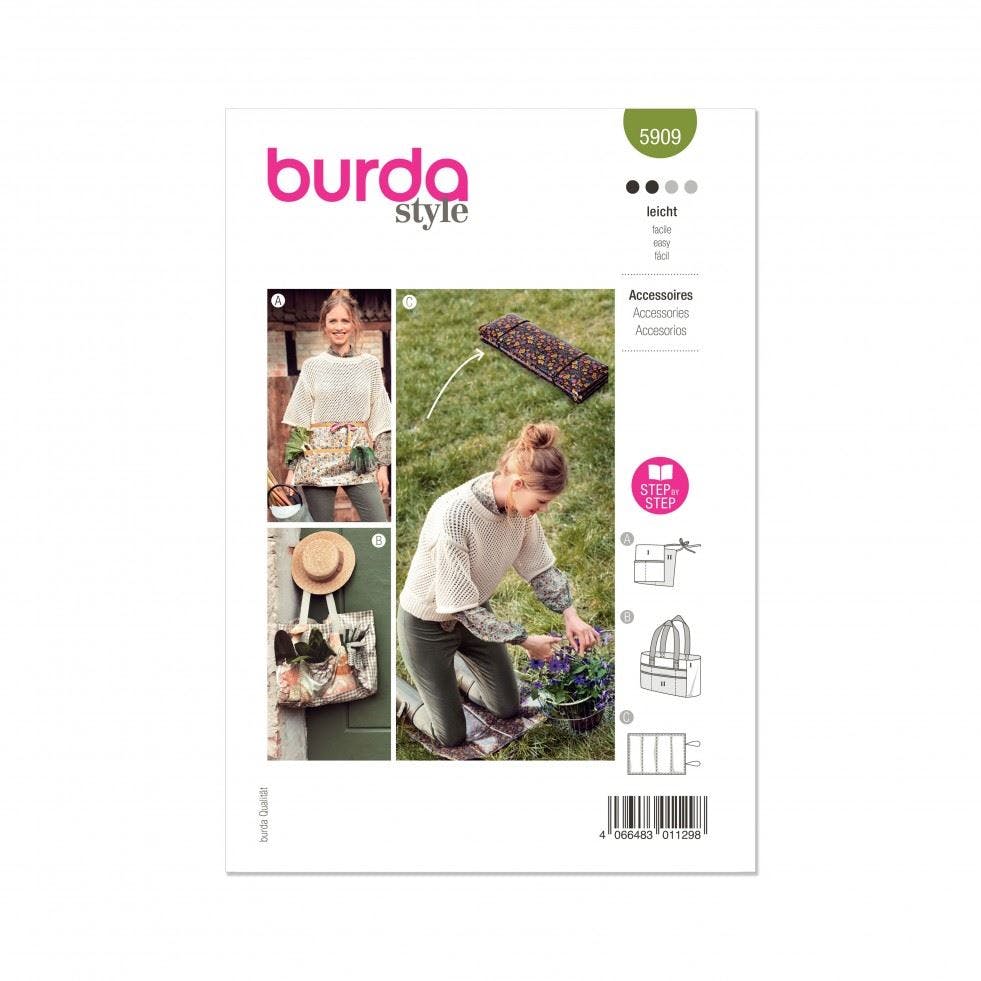 Burda Sewing Pattern 5909 Bags One Size - Easy