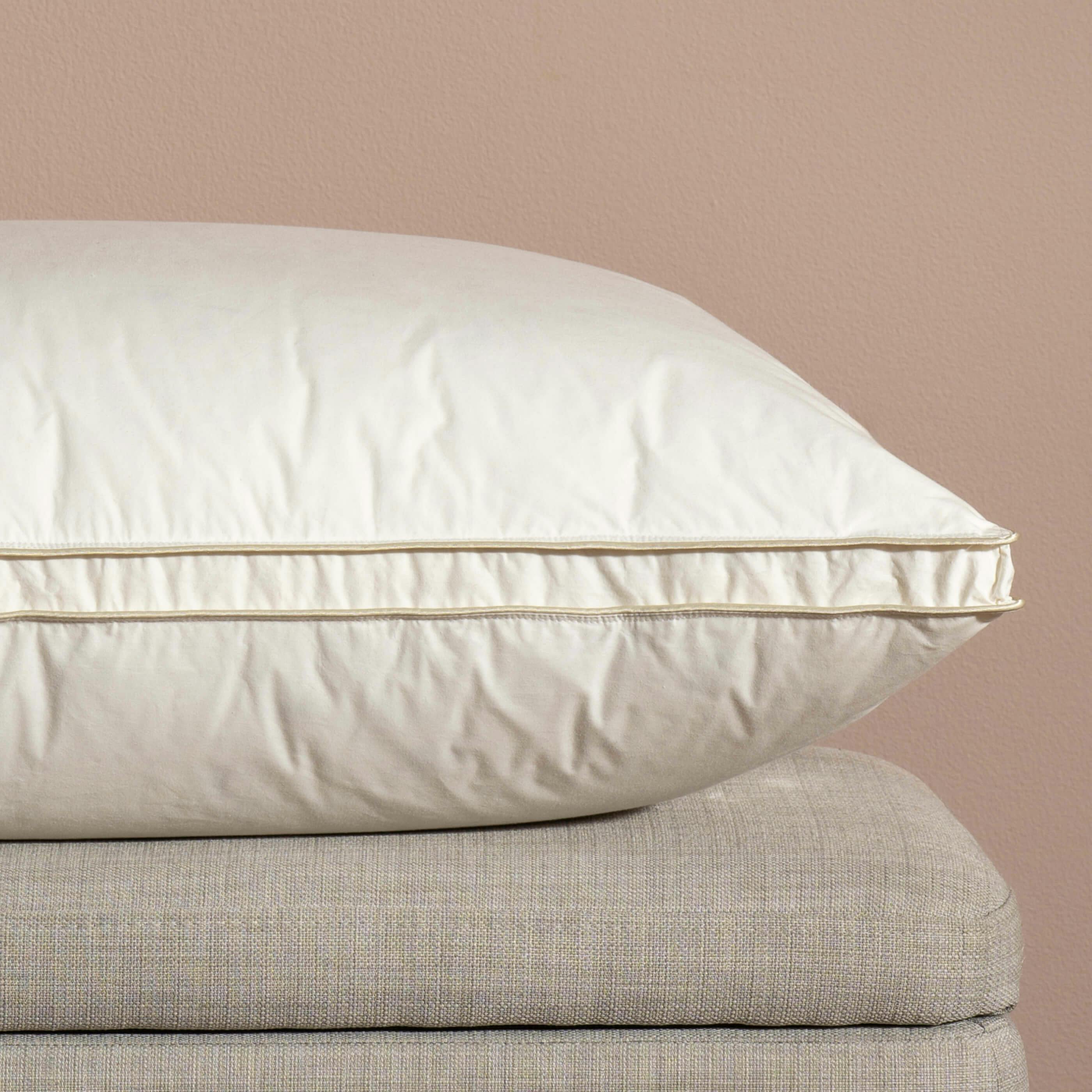 Rackhams Hungarian Goose Down Pillows - Medium/Firm - Standard Chamber - Single