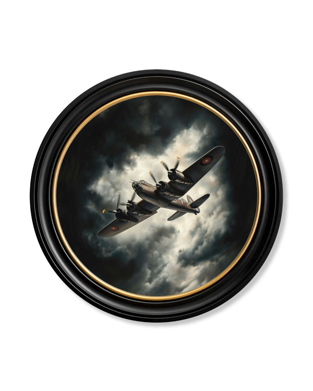 Rackhams Fighting Jets - 70 X 70Cm - Oxford Round - Lancaster Bomber