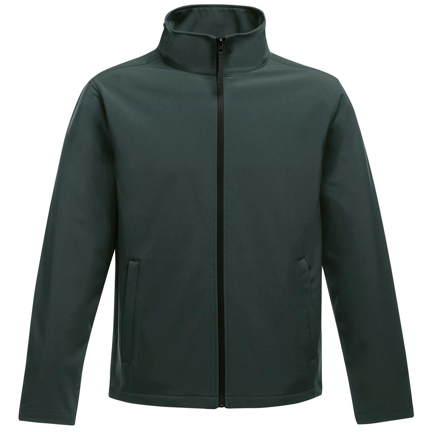 Regatta Men's Dark/Black Standout Ablaze Printable Softshell Jacket - Spruce/ - S - Spruce/ - 100% Polyester