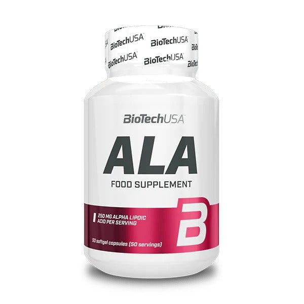 BioTechUSA ALA Alpha Lipoic Acid 250mg - 50 caps - Antioxidant Metabolic Support - Image 5