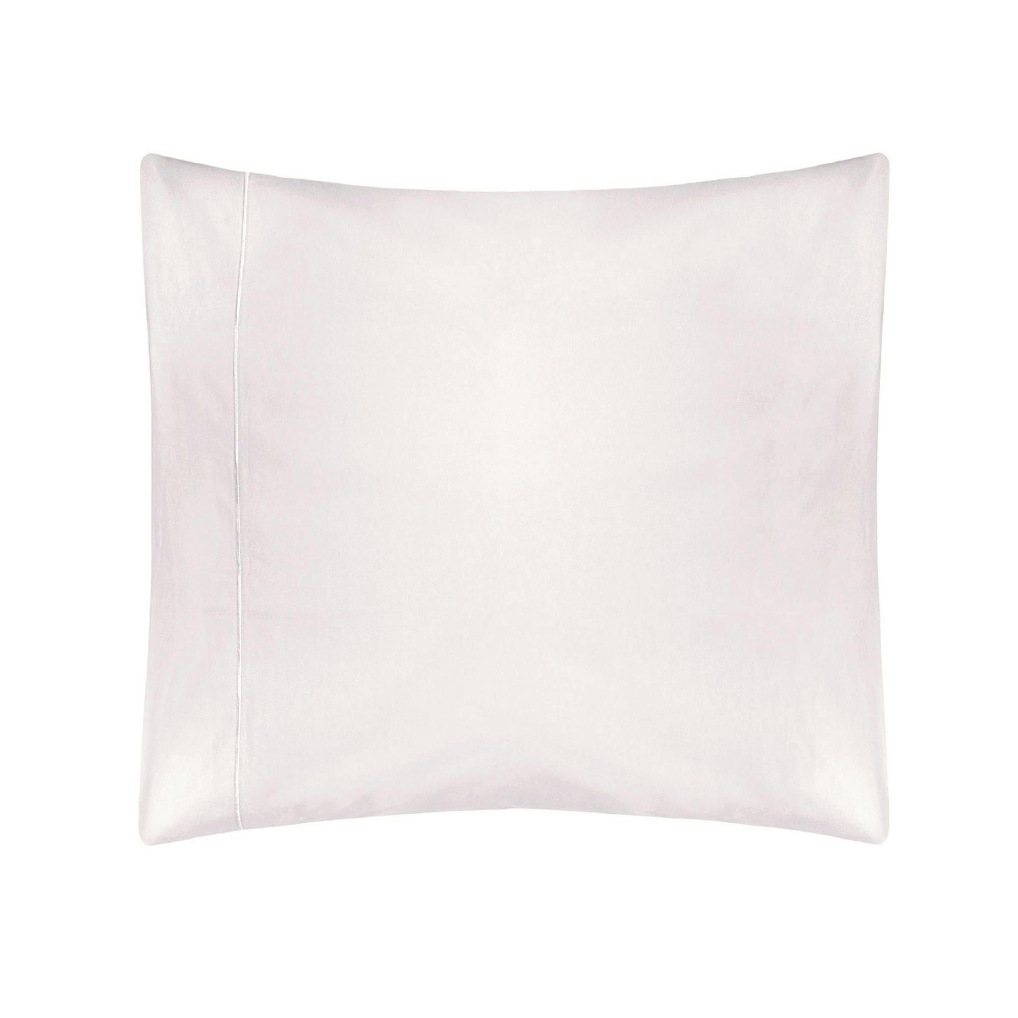 Rackhams White 400 Thread Count Egyptian Cotton Continental Pillowcase - One Size - 100% Egyptian Cotton