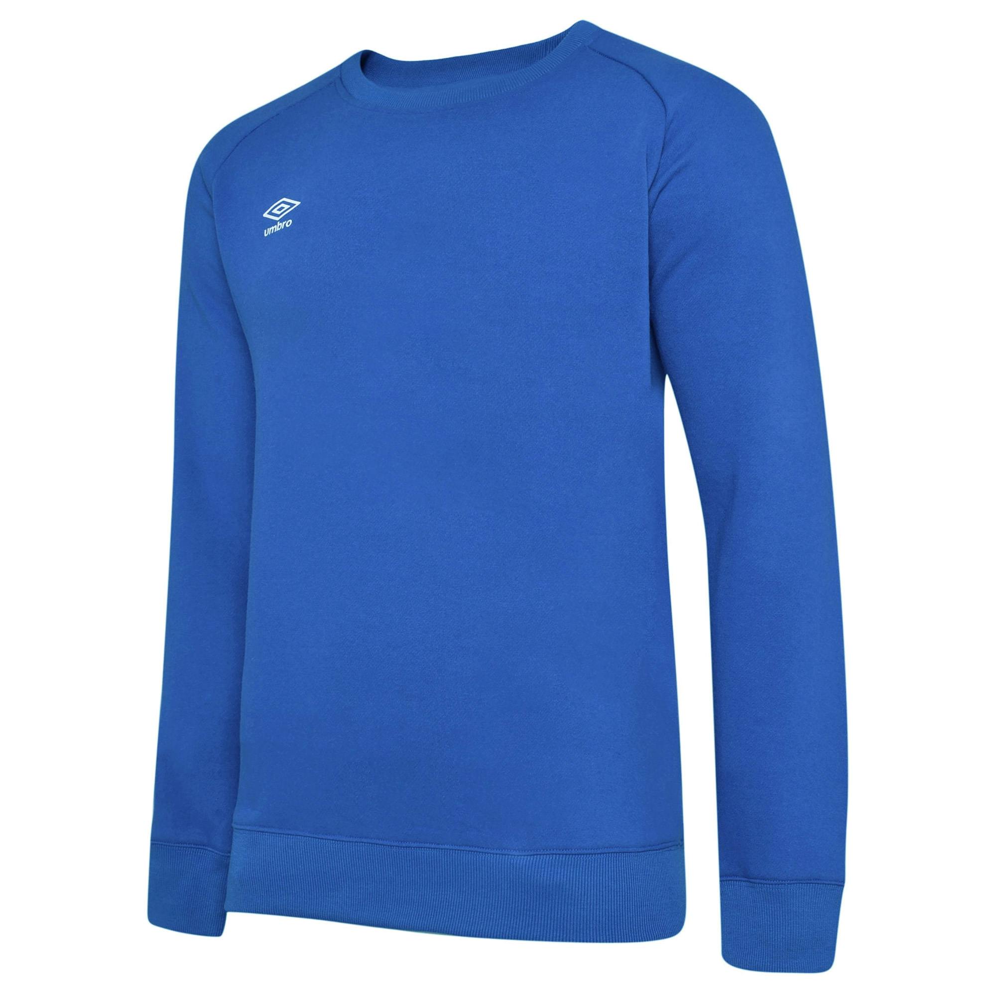Umbro Women's Blue/White Club Leisure Sweatshirt - Royal - Xs - Royal - 80% Cotton/20% Polyester
