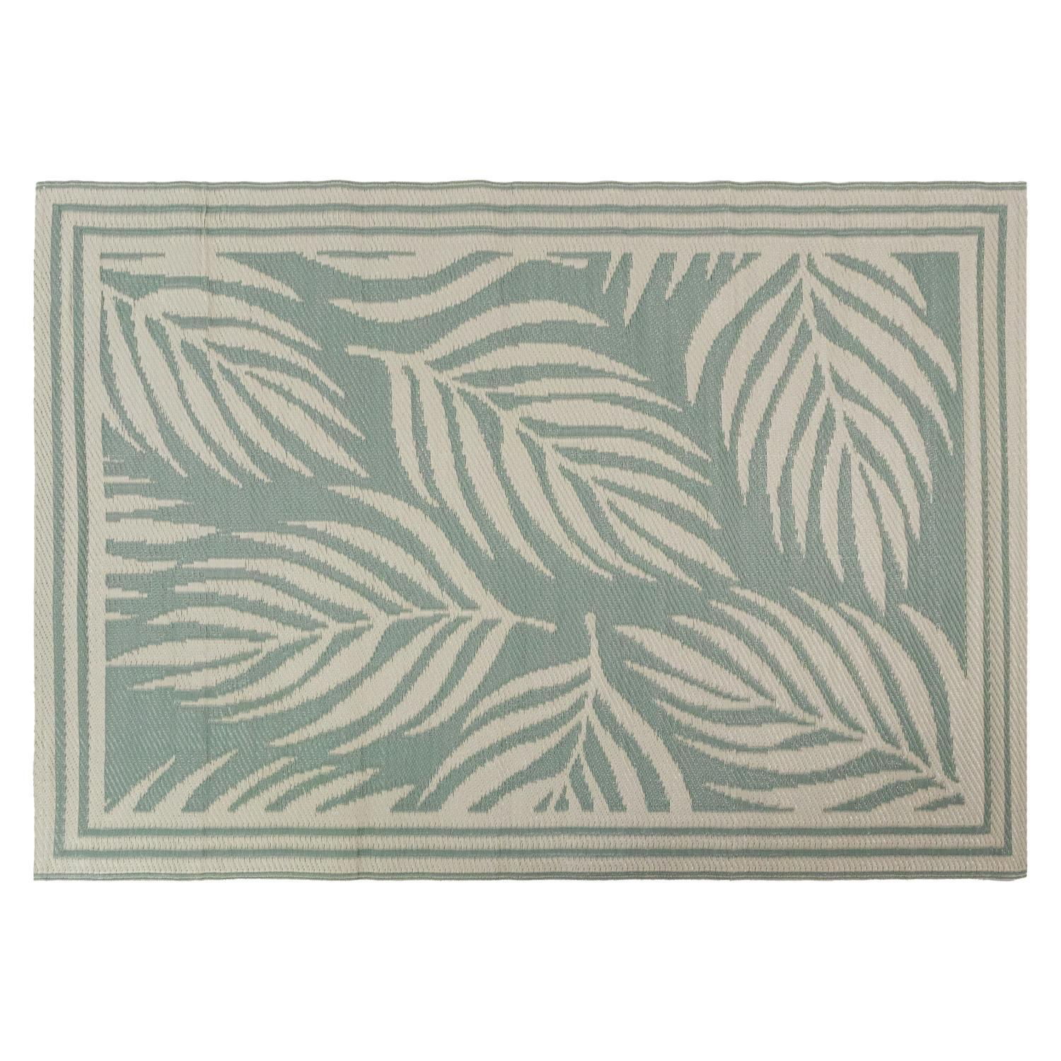 Rackhams The Gardener Reversible Large Leaf Outdoor Garden Rug 150X210cm