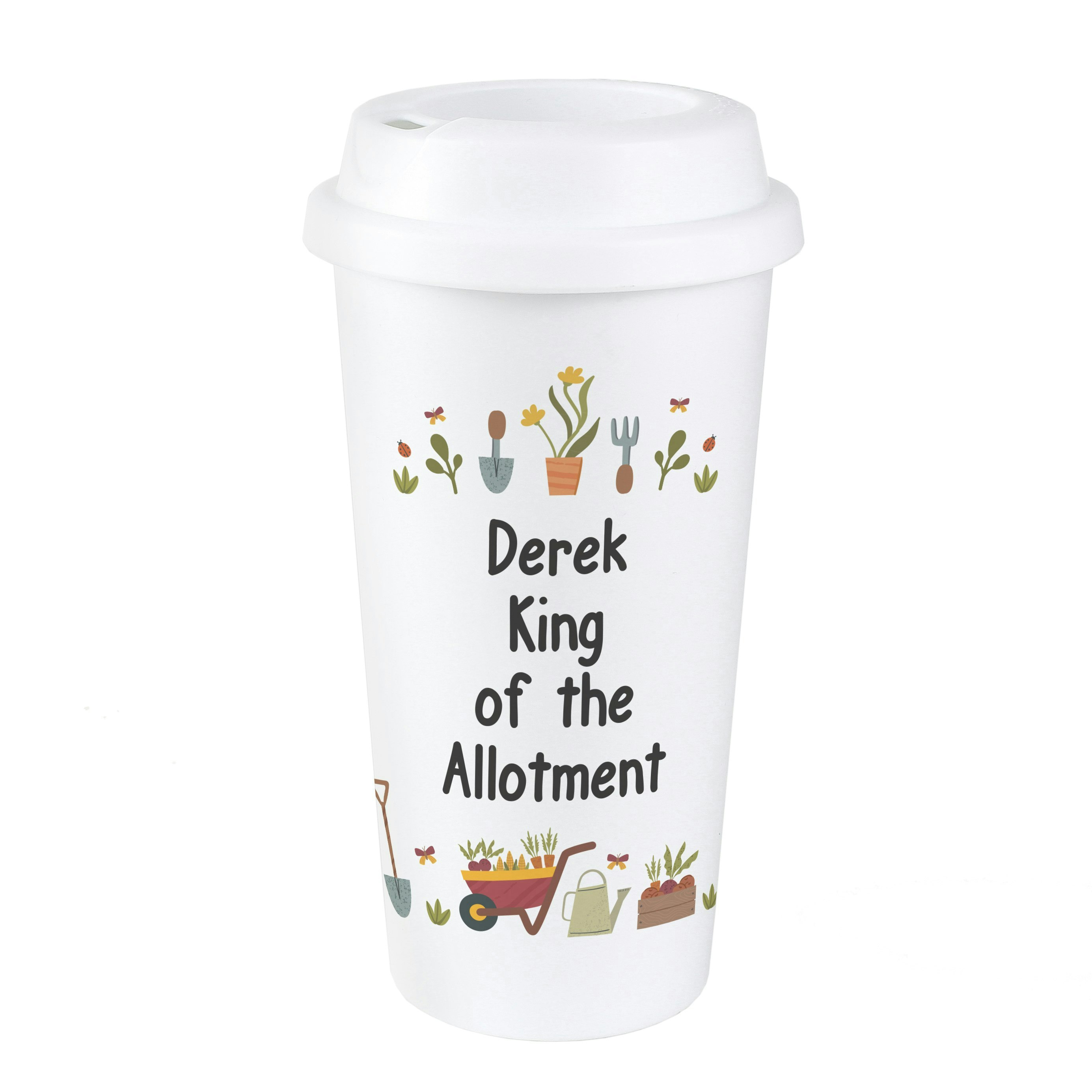 Rackhams Personalised Gardening Travel Mug