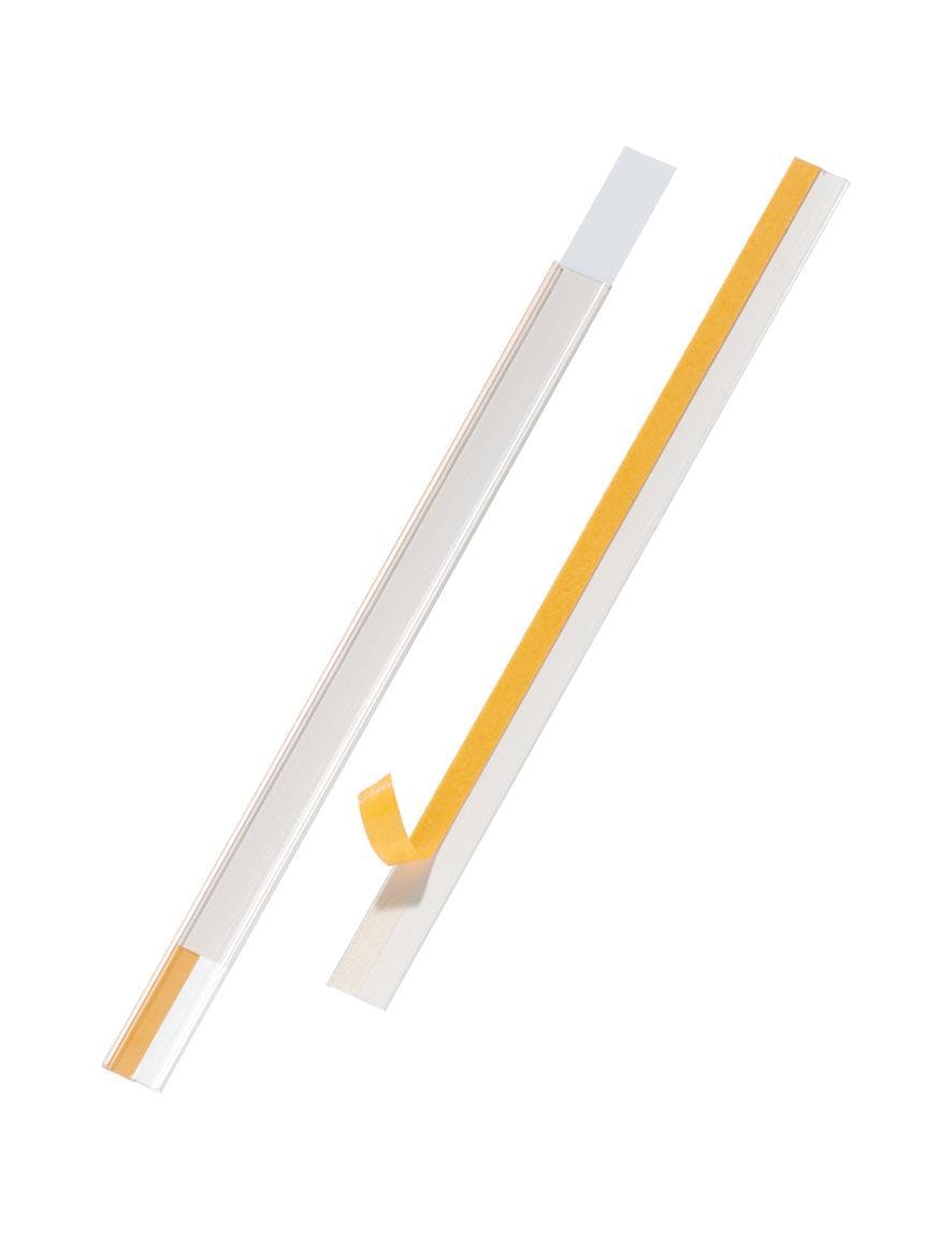 Rackhams Scanfix Self-Adhesive Epos Ticket Strip Holder | 25 Pack | 1000 X 40Mm