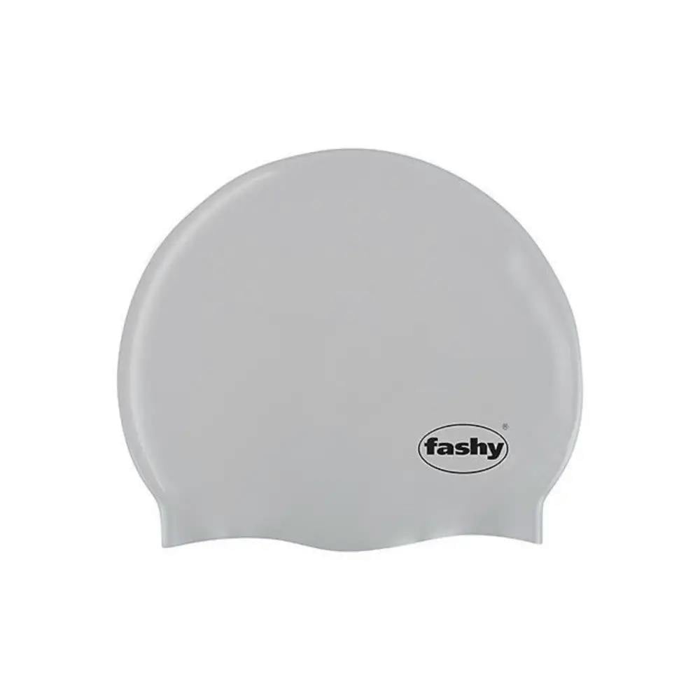 Fashy White Silicone Adult Swim Cap