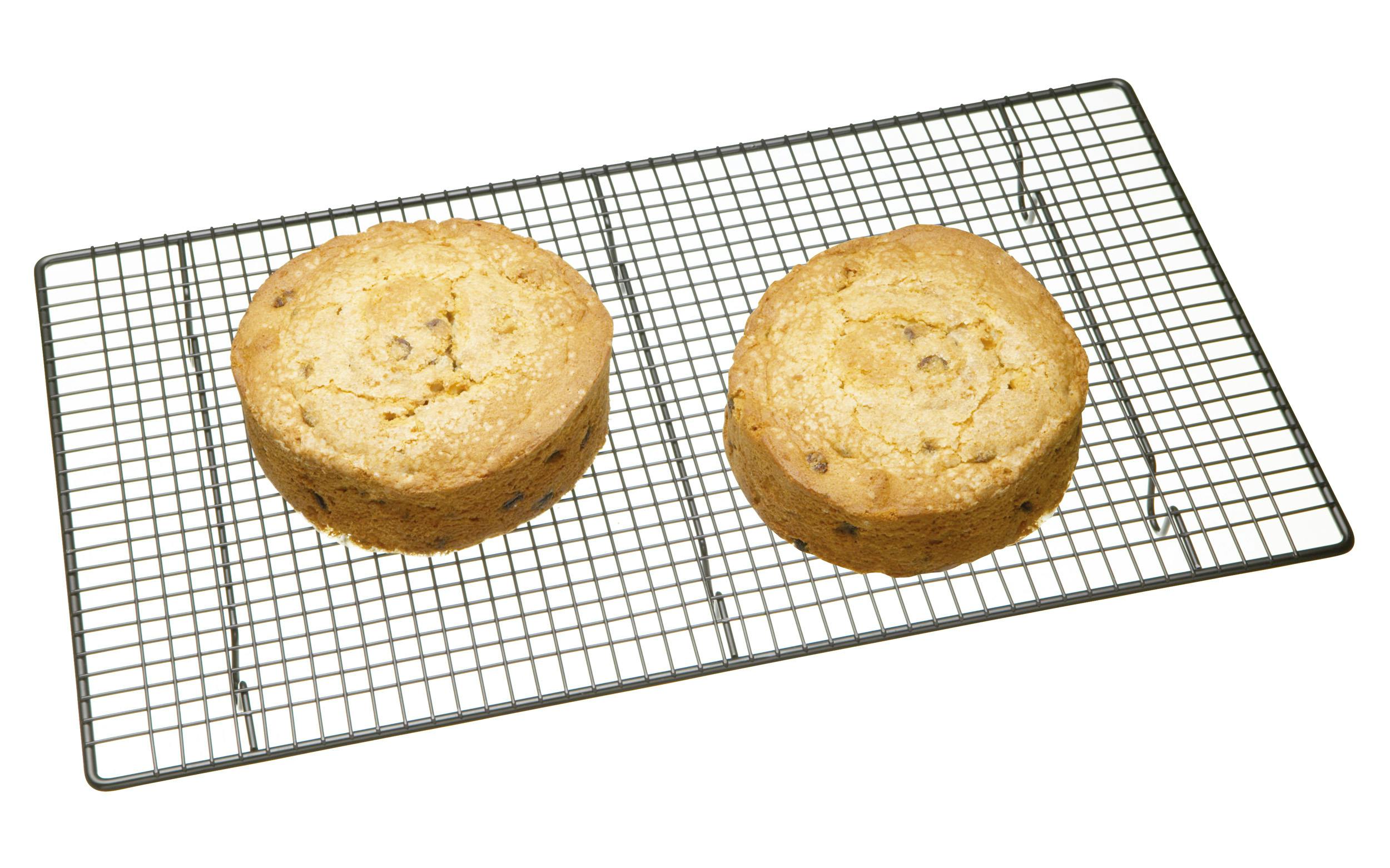 Rackhams Silver Non-Stick 46Cm X 26Cm Cooling Tray - Steel - Cooling Rack