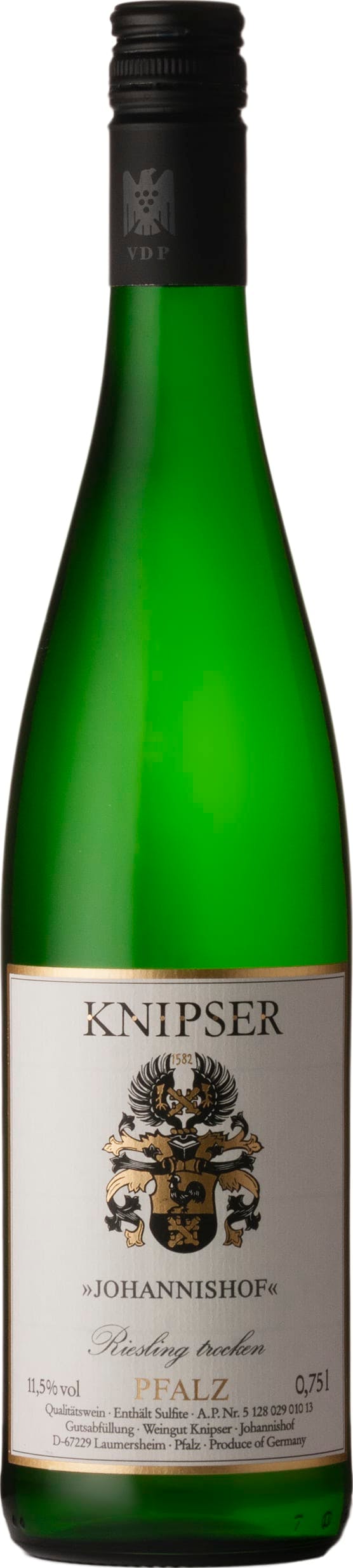 Various Wine White Knipser Johannishof Riesling Trocken 2025 75Cl - Pack Of 6