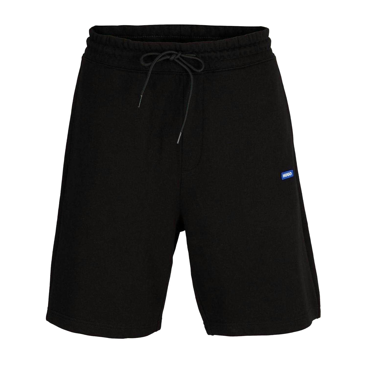 Hugo Men's Black Nasensio Sweat Shorts - S - 100% Cotton