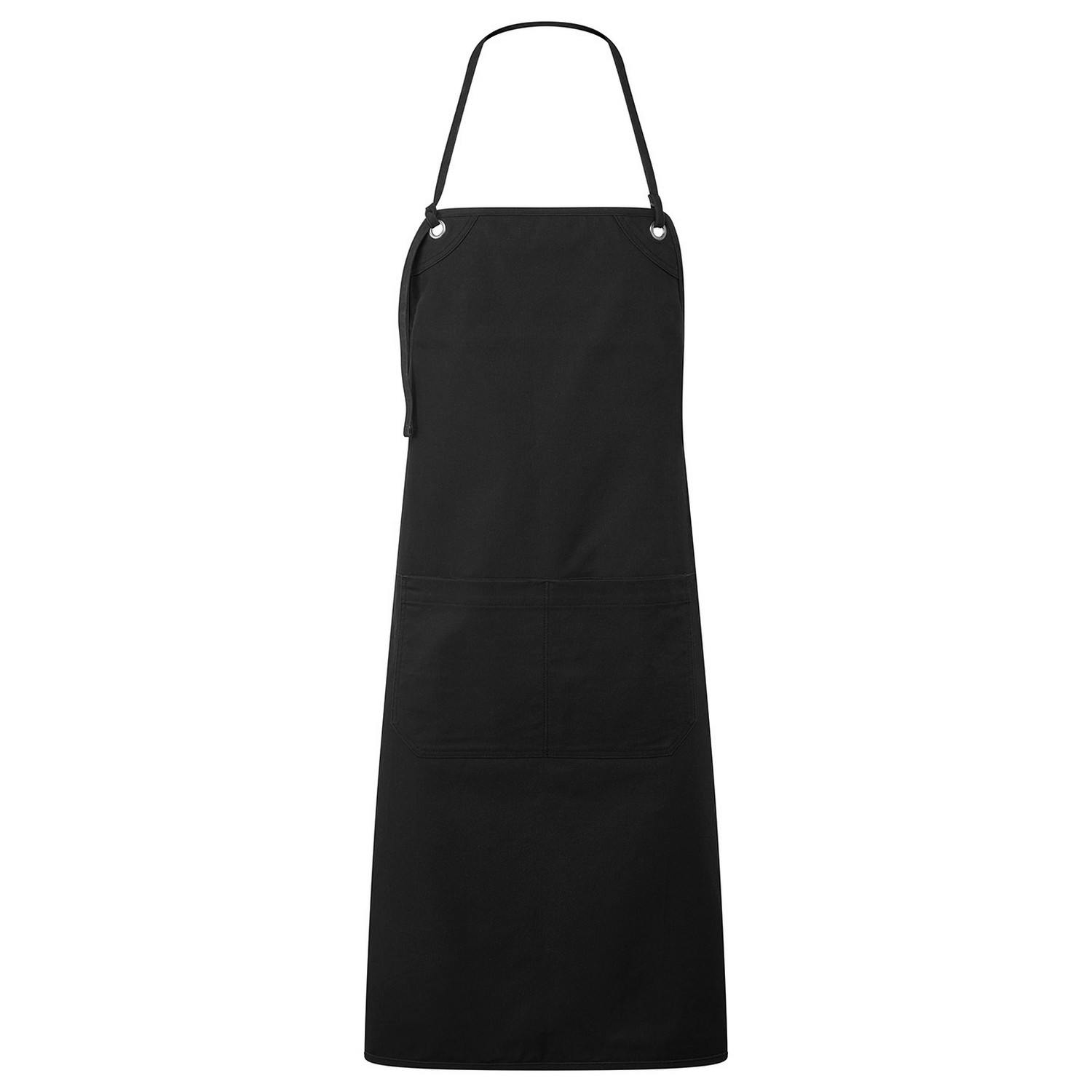 Premier (One Size, Black) Artisan's Choice Canvas Double Pocket Apron - Image 2