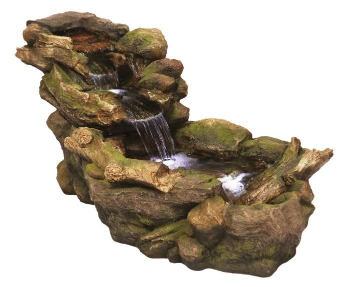 Tranquillity Water Features 3 Bucket Wishing Well Water Feature - Solar