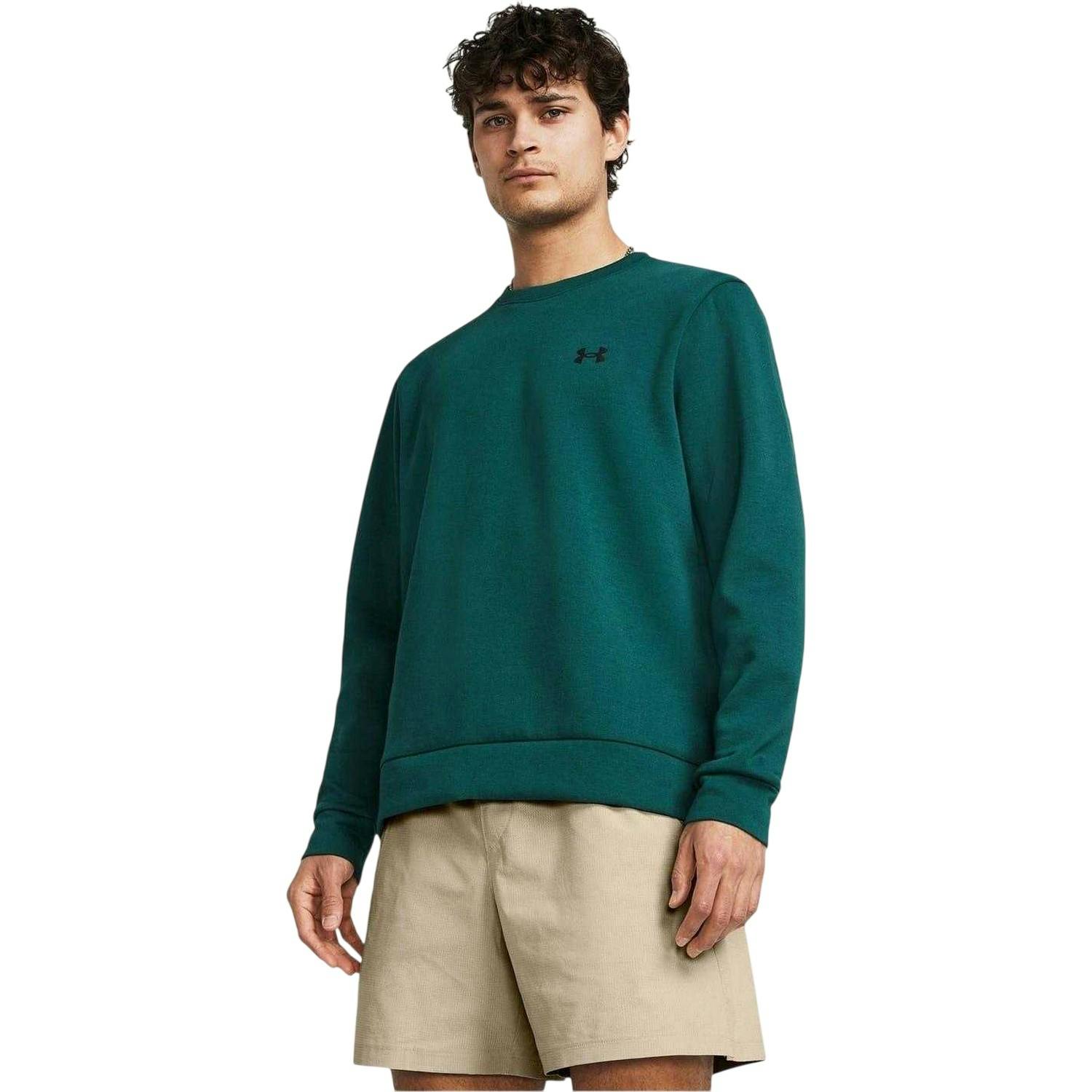 Under Armour Men's Blue Unstoppable Fleece Sweatshirt - 3XL - 65% Polyester/29% Cotton/6% Elastane