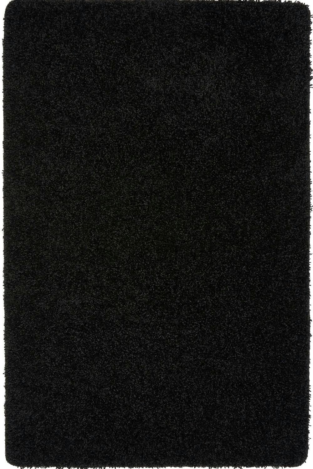 The Rugs Black Tufted Washable Rug – Colour - 100X150 Cm