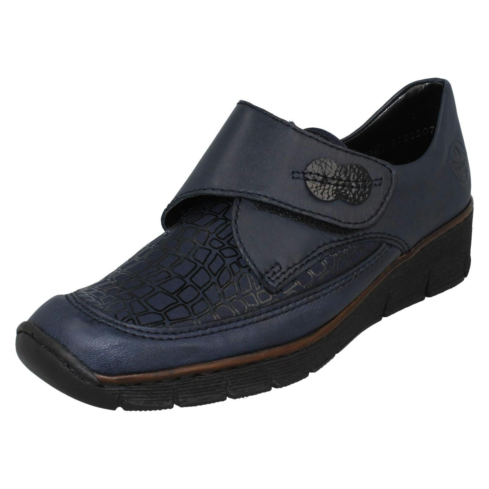 Rieker Women's Blue Everyday Casual Shoes 537C0 - Uk 7.5