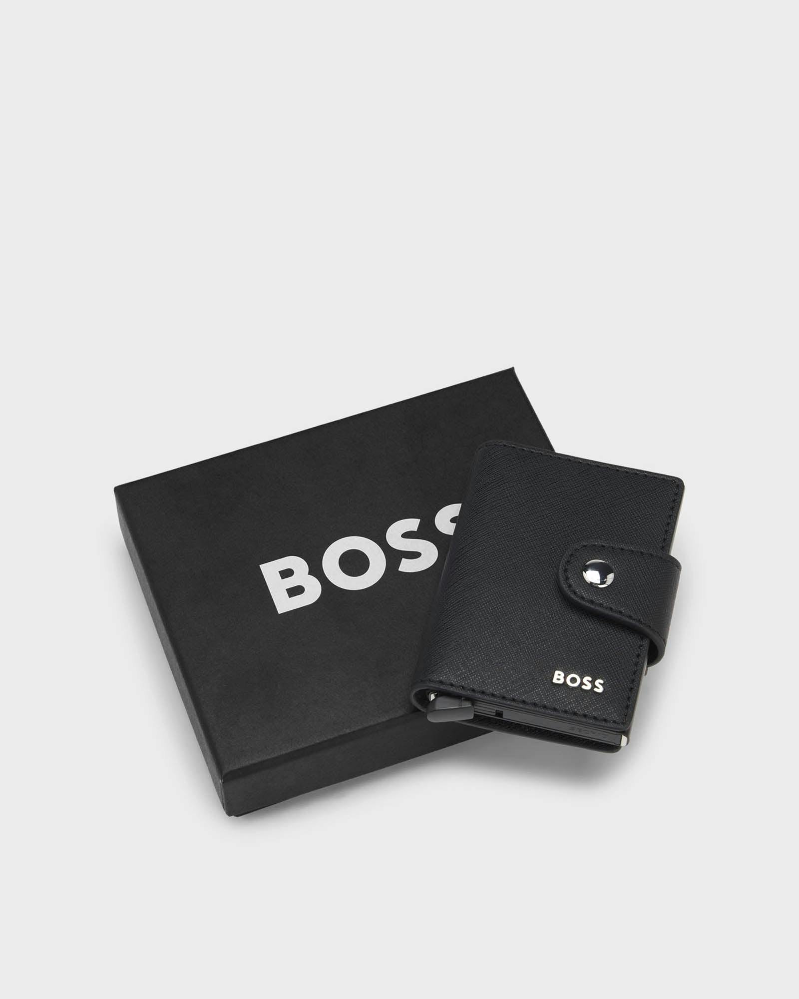Boss Men's Orange/Black Northon Card Holder With Secrid Technology - 001 - 001 - 001 - One Size