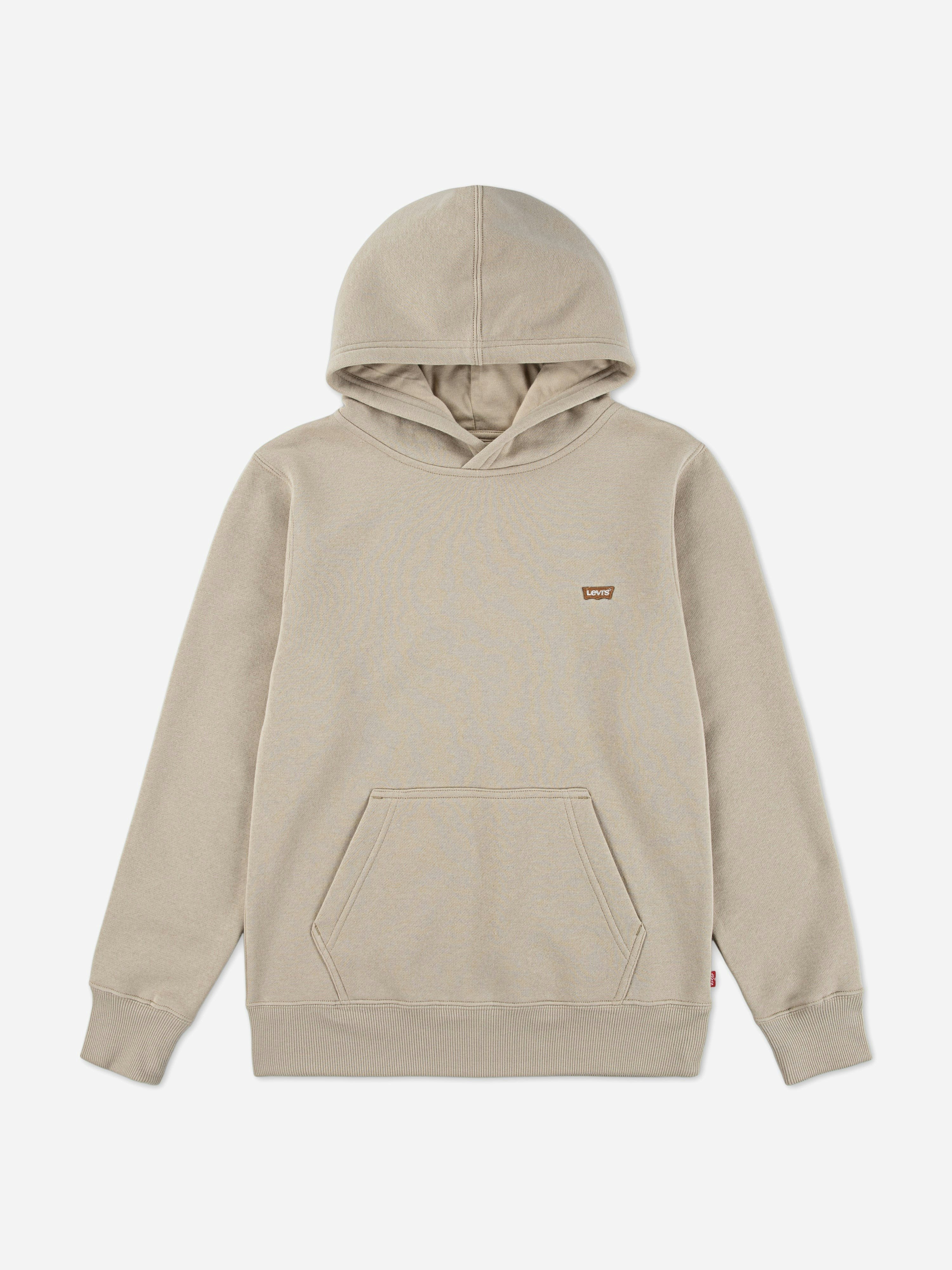 Levi's Kids Wear Boys Beige Levi's Mini Batwing Hoodie In - 12 Yrs