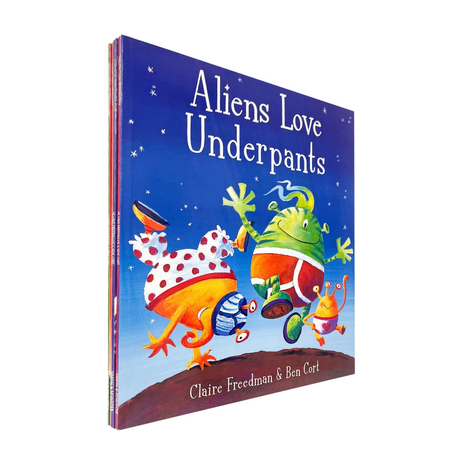 Simon & Schuster Gold Aliens Love Underpants Collection 6 Children Picture Books Set Pirates Dinosaurs Monsters Love Underpants