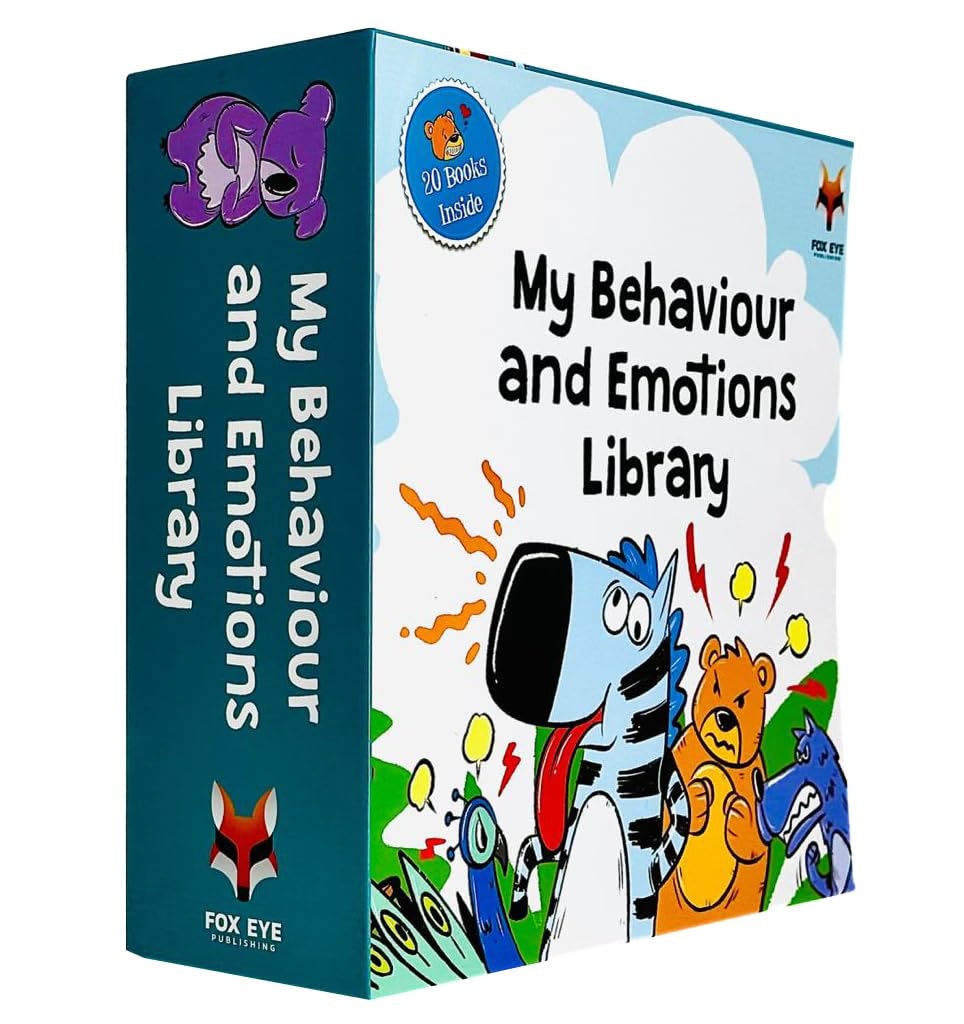 Various Publishers My Behaviour & Emotions Library 20 Books: Anxiety, Confidence, Bullying, Sympathy, Lying, Jealousy, Anger, Patience, Sharing, Bad Manners, Kindness