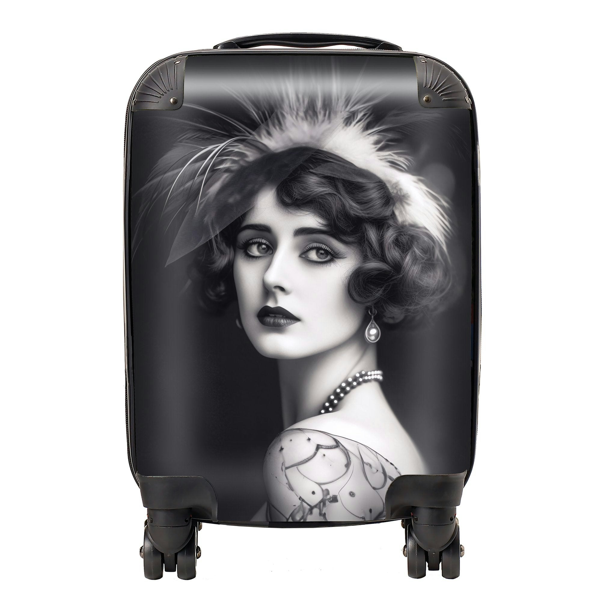 Warren Reed Glamorous Edwardian Showgirl Suitcase - Small