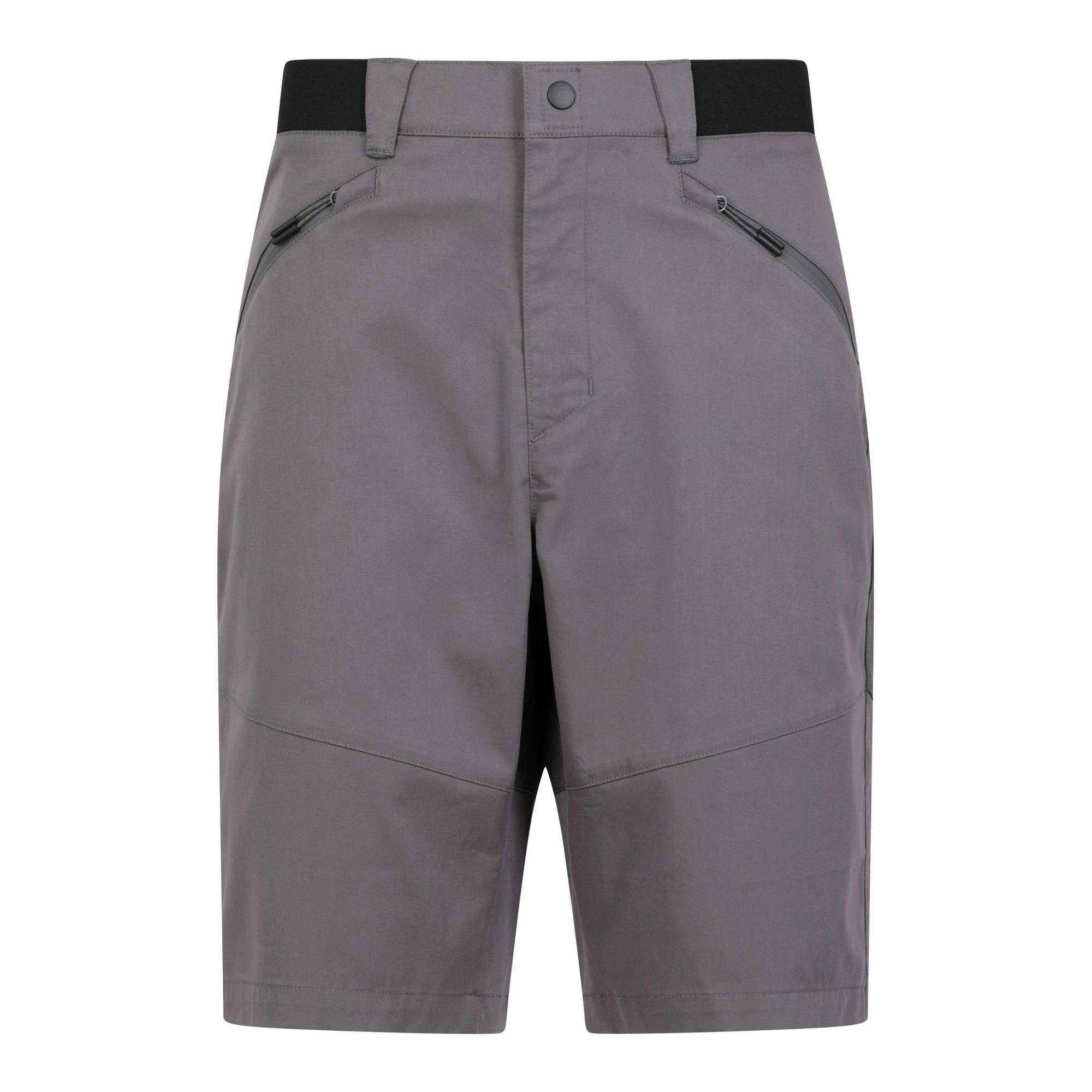 Mountain Warehouse Men's Grey Jungle Trekking Shorts - 36R - 60% Cotton/40% Polyester