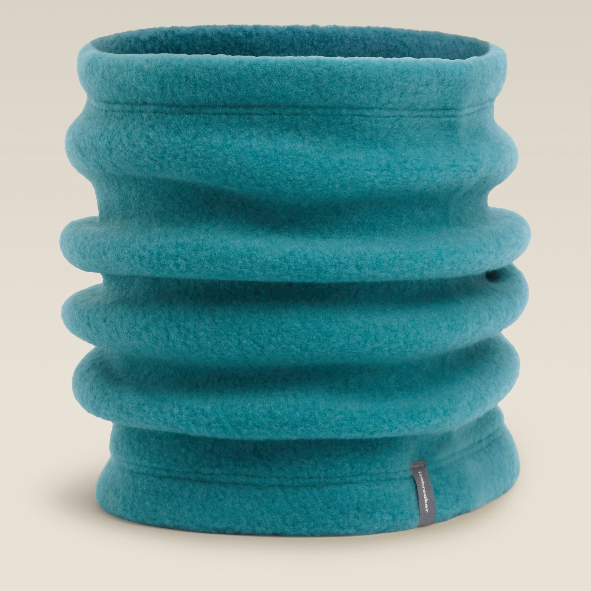 Icebreaker Blue 300Gsm Realfleece Merino Blend 800 Classic Pile Chute Neck Gaiter {Ic-0A57a8} - Topaz