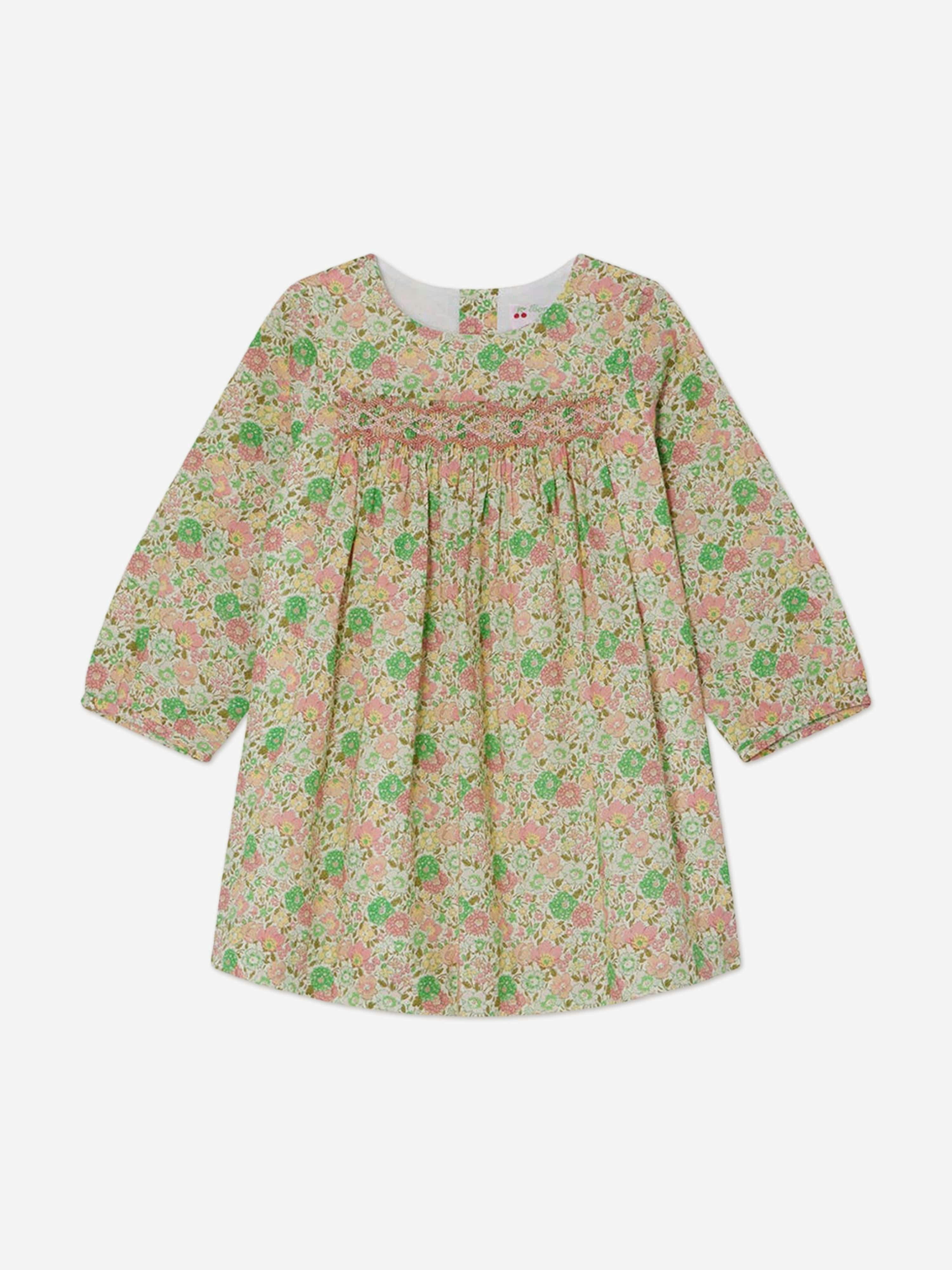 Bonpoint Women's Baby Girls Floral Smocked Felicie Dress In Multicolour - Multicoloured - 6 Mths