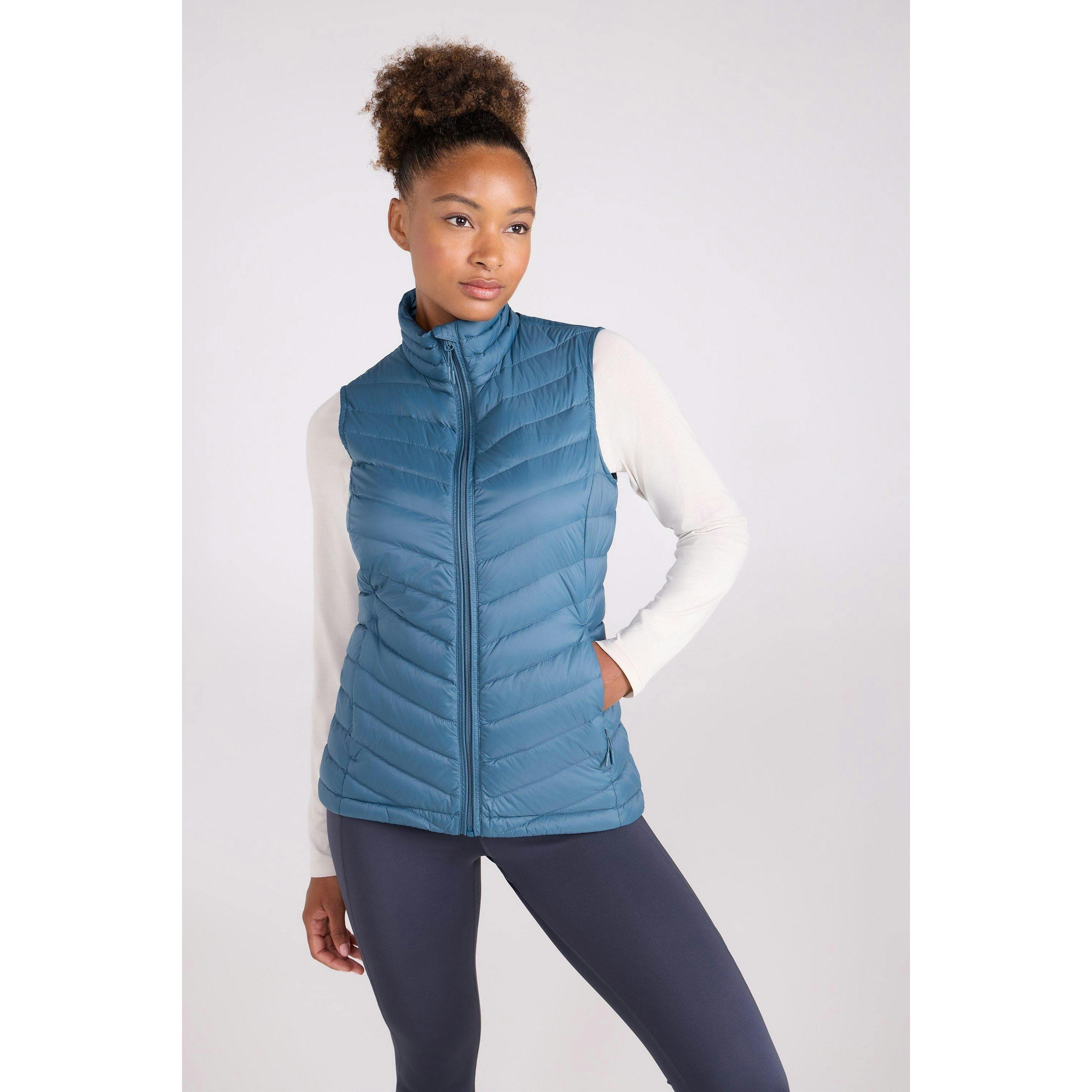 Mountain Warehouse Women's Extreme Ii Featherweight Gilet - Teal - 18 Uk - Teal - 100% Polyamide