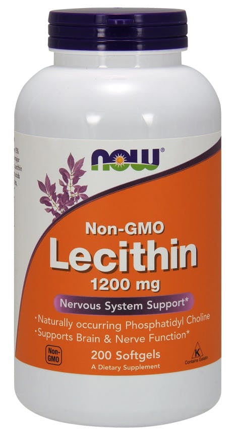Now Foods Lecithin 1200Mg Non-Gmo 200 Softgels - Image 5